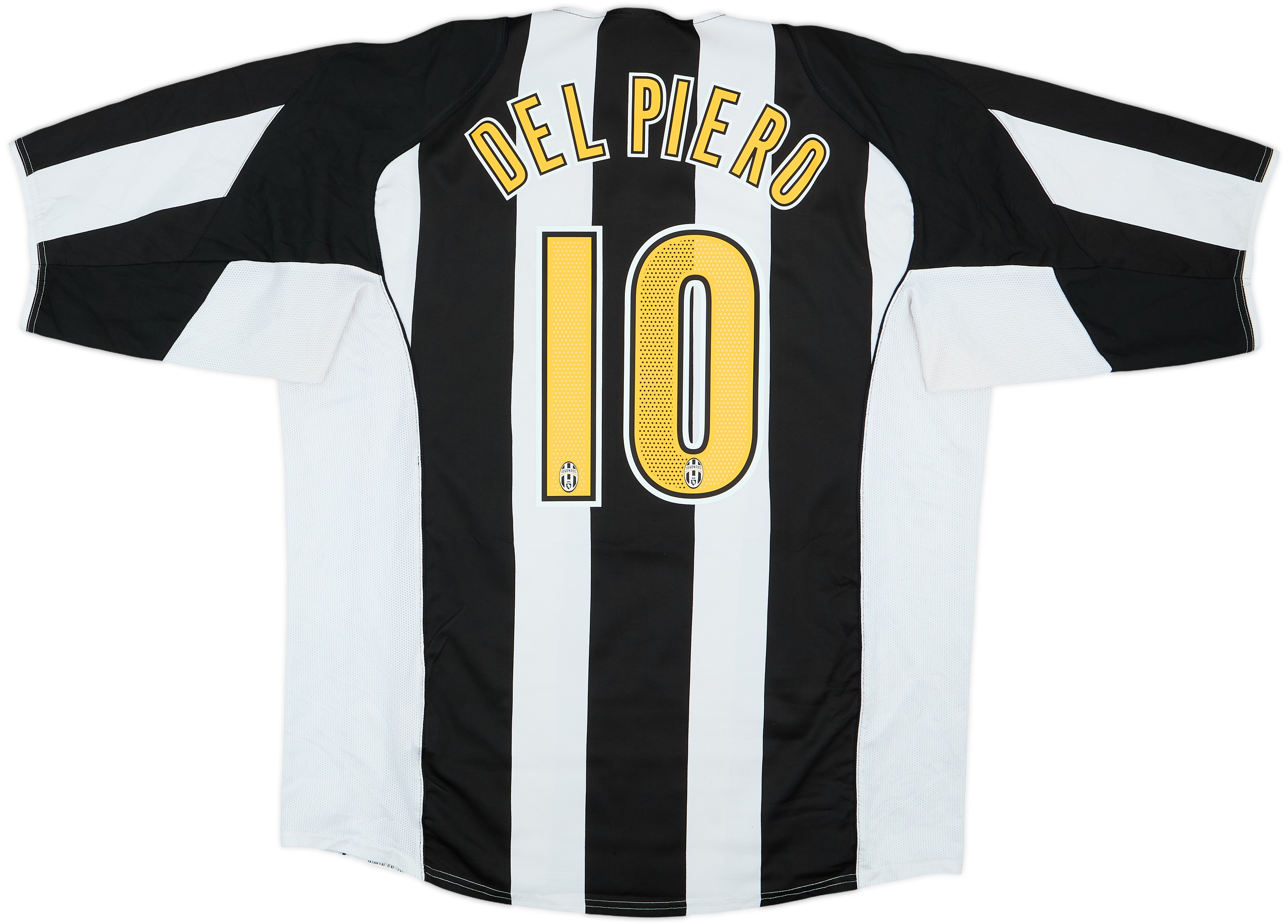 2004-05 Juventus Champions League Home Shirt Del Piero #10 - 6/10