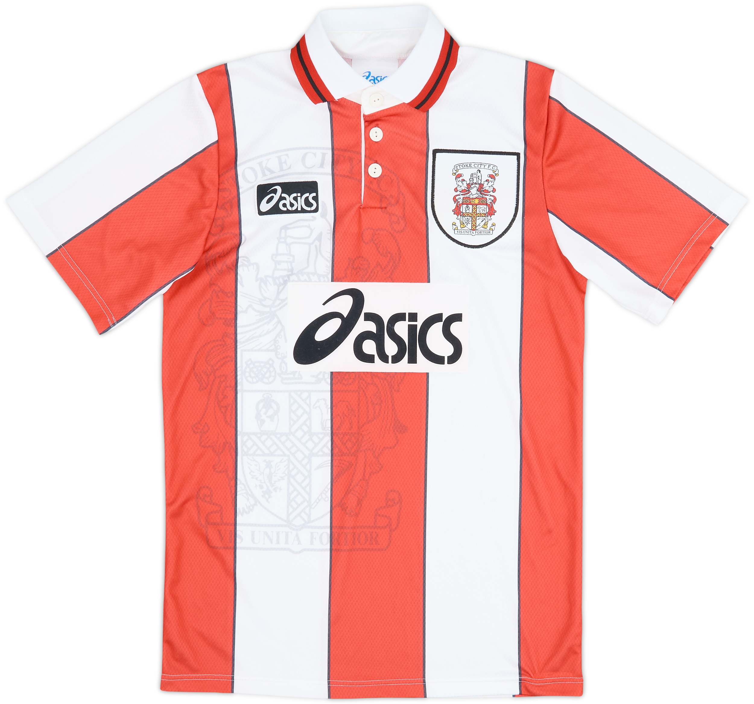 ウェア Stoke City FC 1996-97  BROXAP 1996-97 Stoke City Home Shirt - 8/10 - (S)