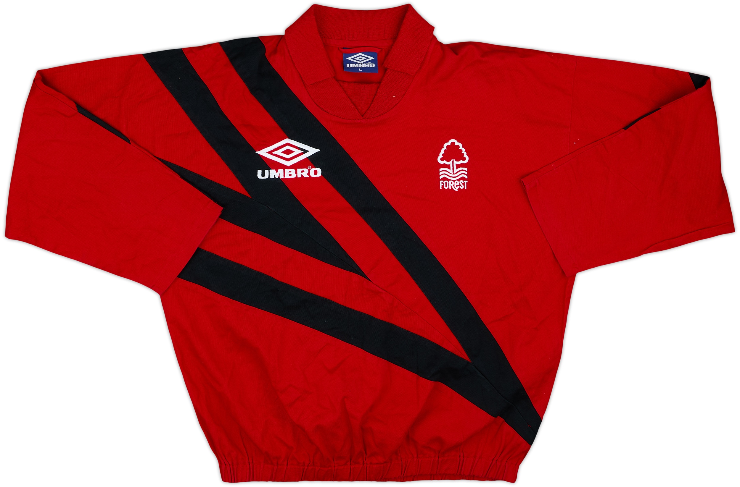 1994-95 Nottingham Forest Umbro Drill Top - 8/10 - (L)