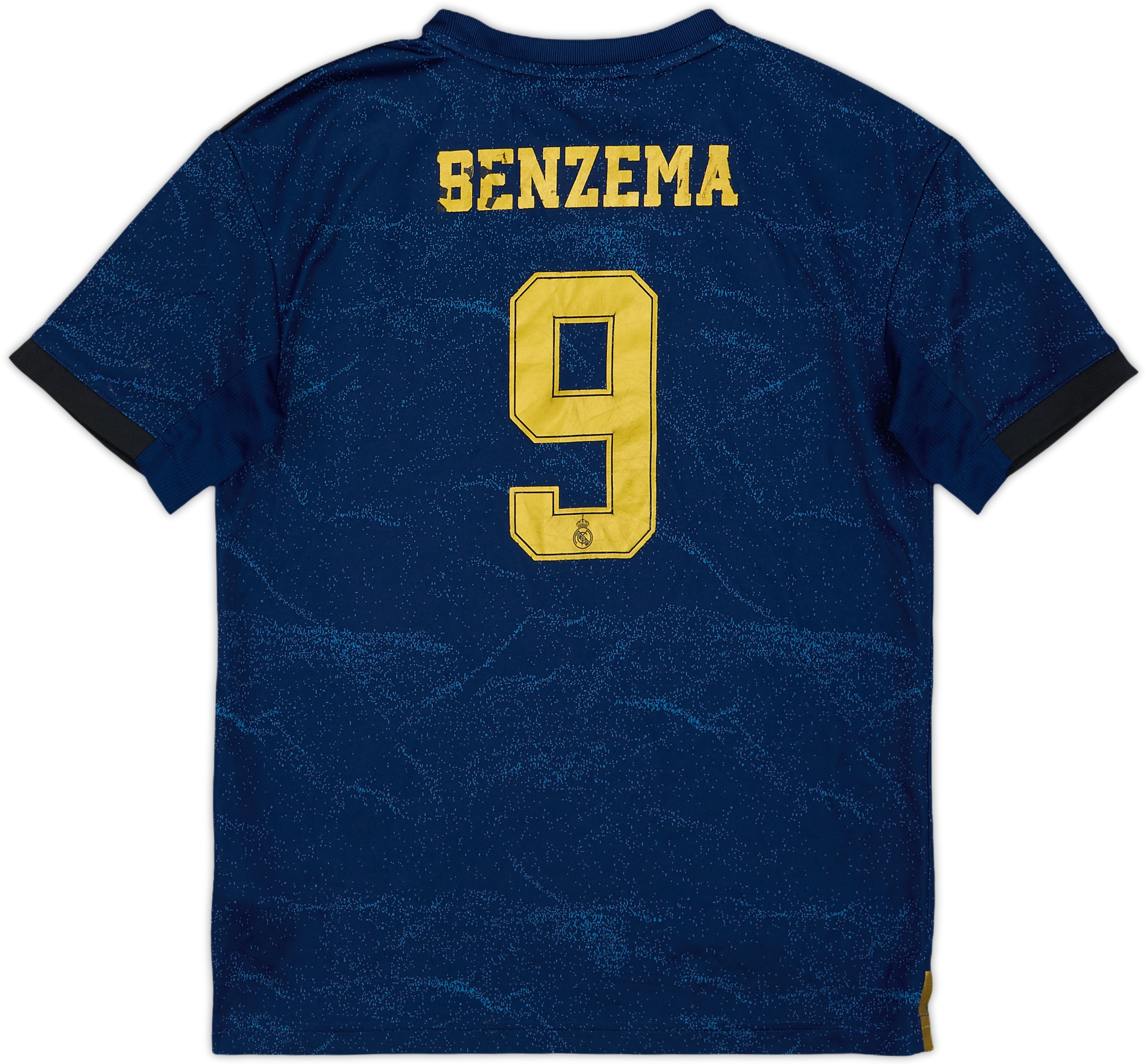 2019-20 Real Madrid Away Shirt Benzema #9 - 5/10 - (M.Boys)