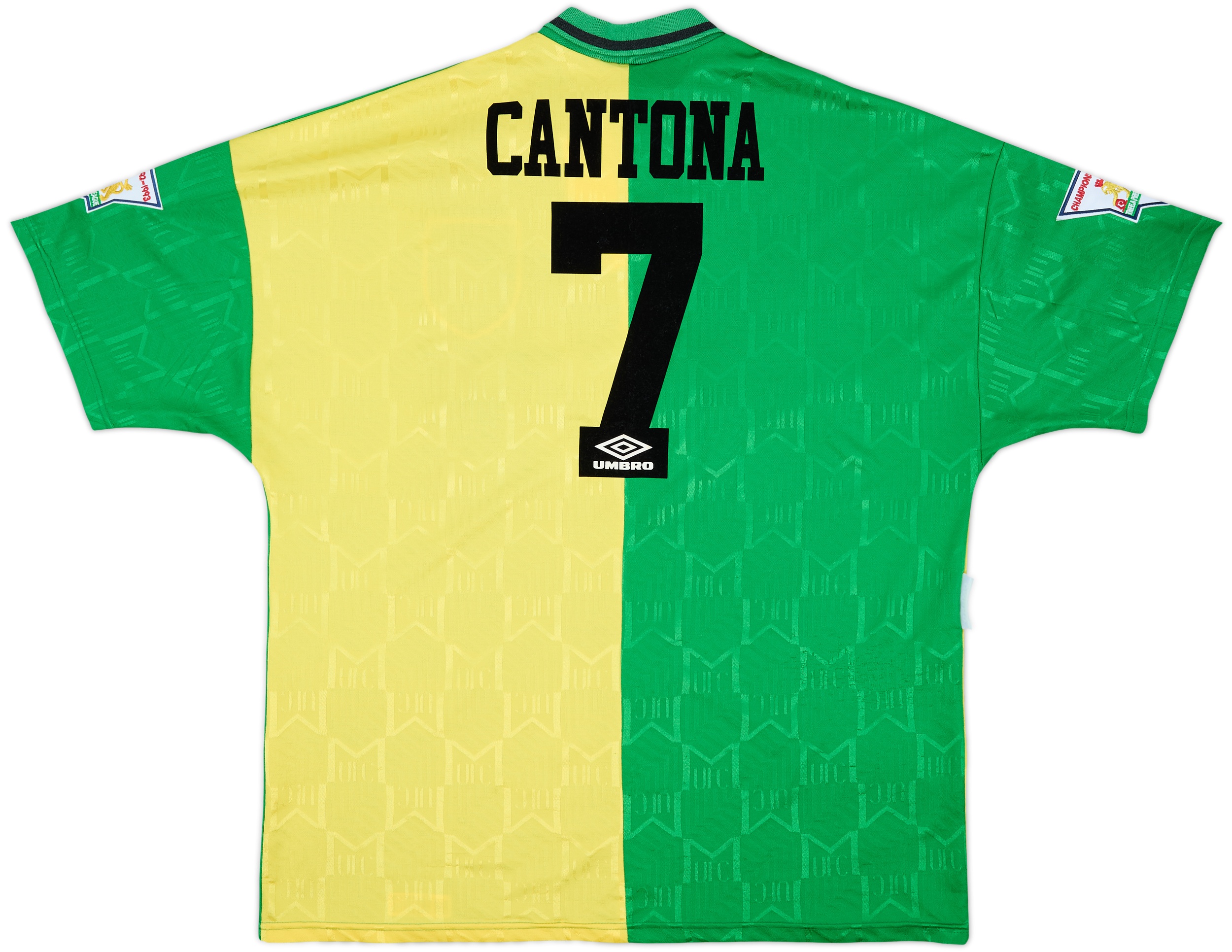 1992-94 Manchester United Third Shirt Cantona #7 - 9/10 - (XXL)