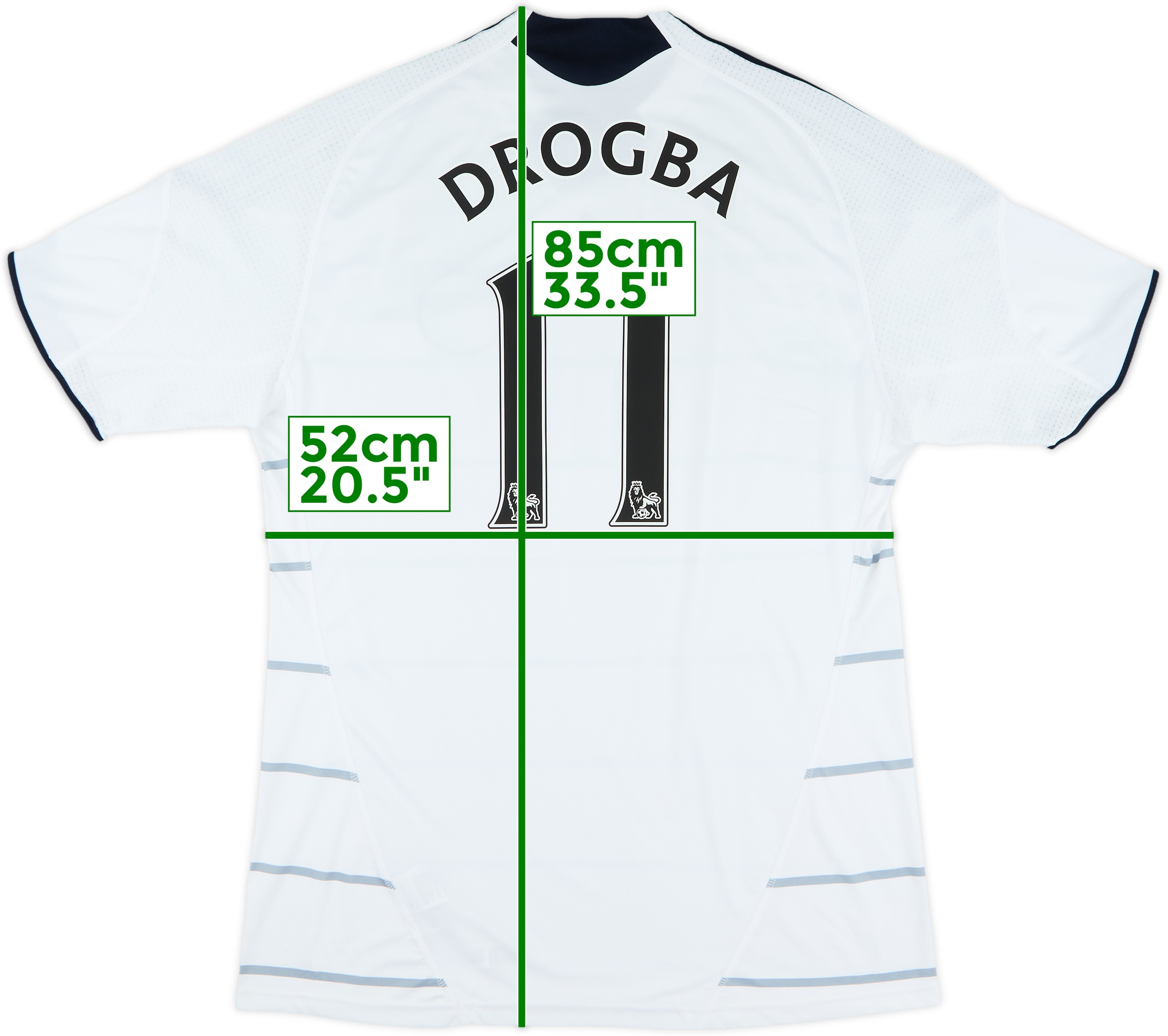 2009-10 Chelsea Third Shirt Drogba #11 - 8/10 - (L)