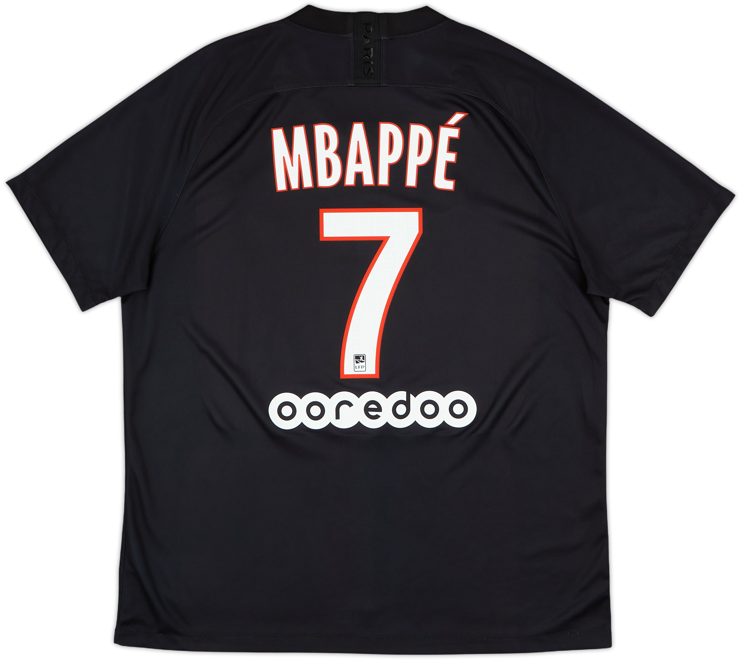 Paris Saint-Germain - パリサンジェルマン MBAPPE(エムバペ)　Tシャツ 2019-20 Paris Saint-Germain Fourth Shirt Mbappe #7 - 9/10 - (XL)