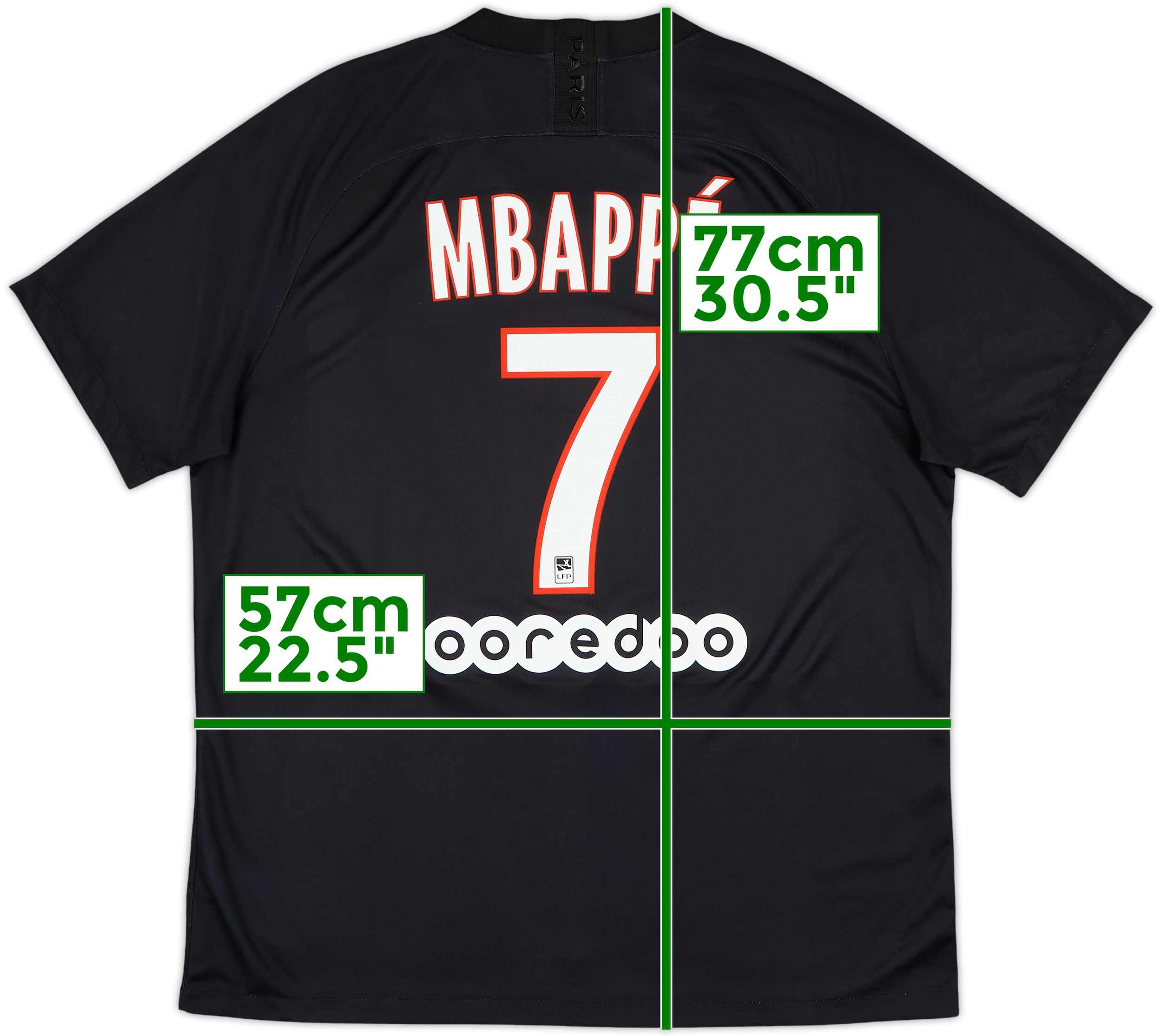 PARIS SAINT GERMAIN セカンドアウェイゲームシャツ（XL） 2017-18 Paris Saint-Germain Away Shirt - 5/10 - (M)