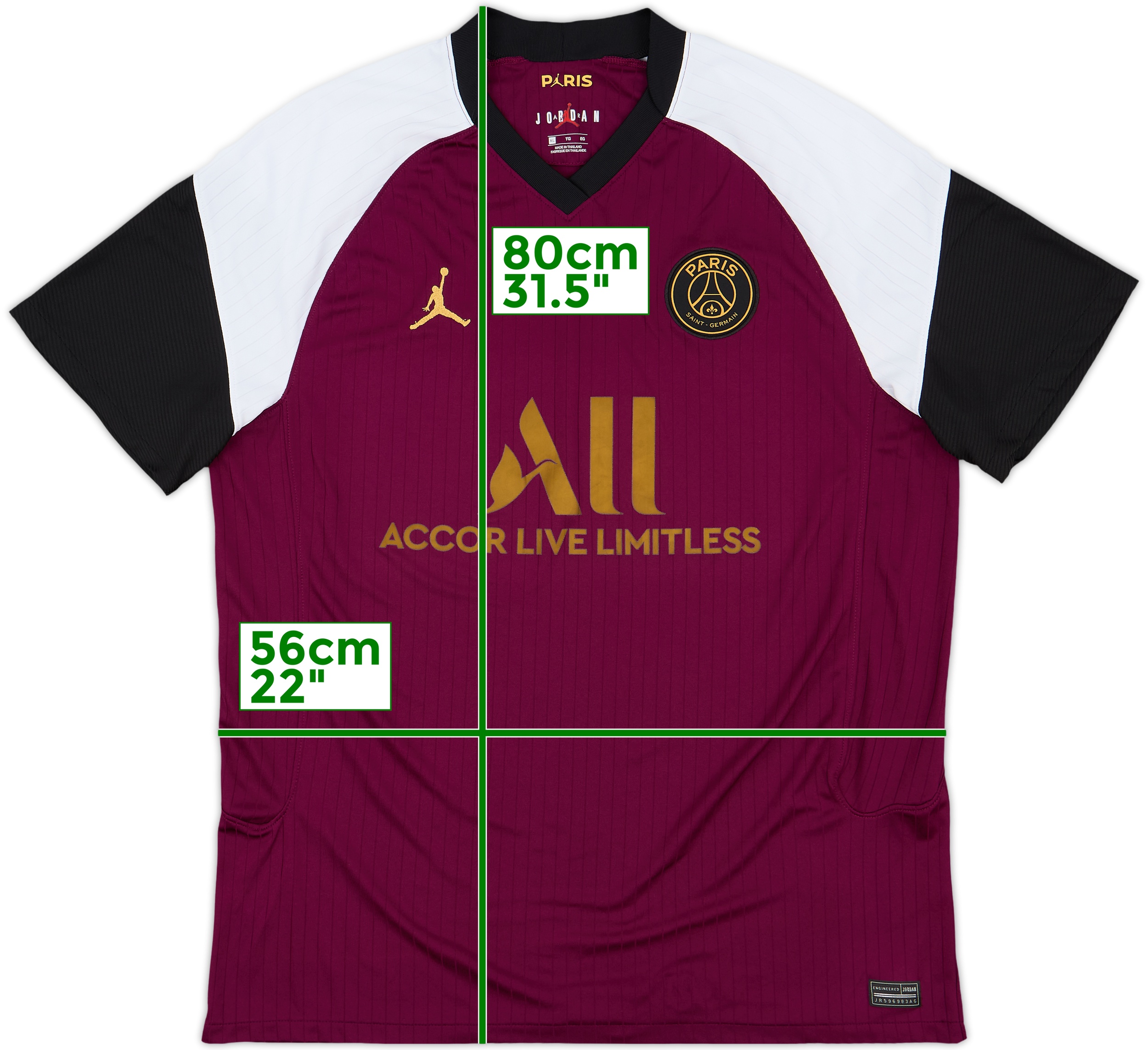 2020-21 Paris Saint-Germain Third Shirt - 8/10 - (XL)