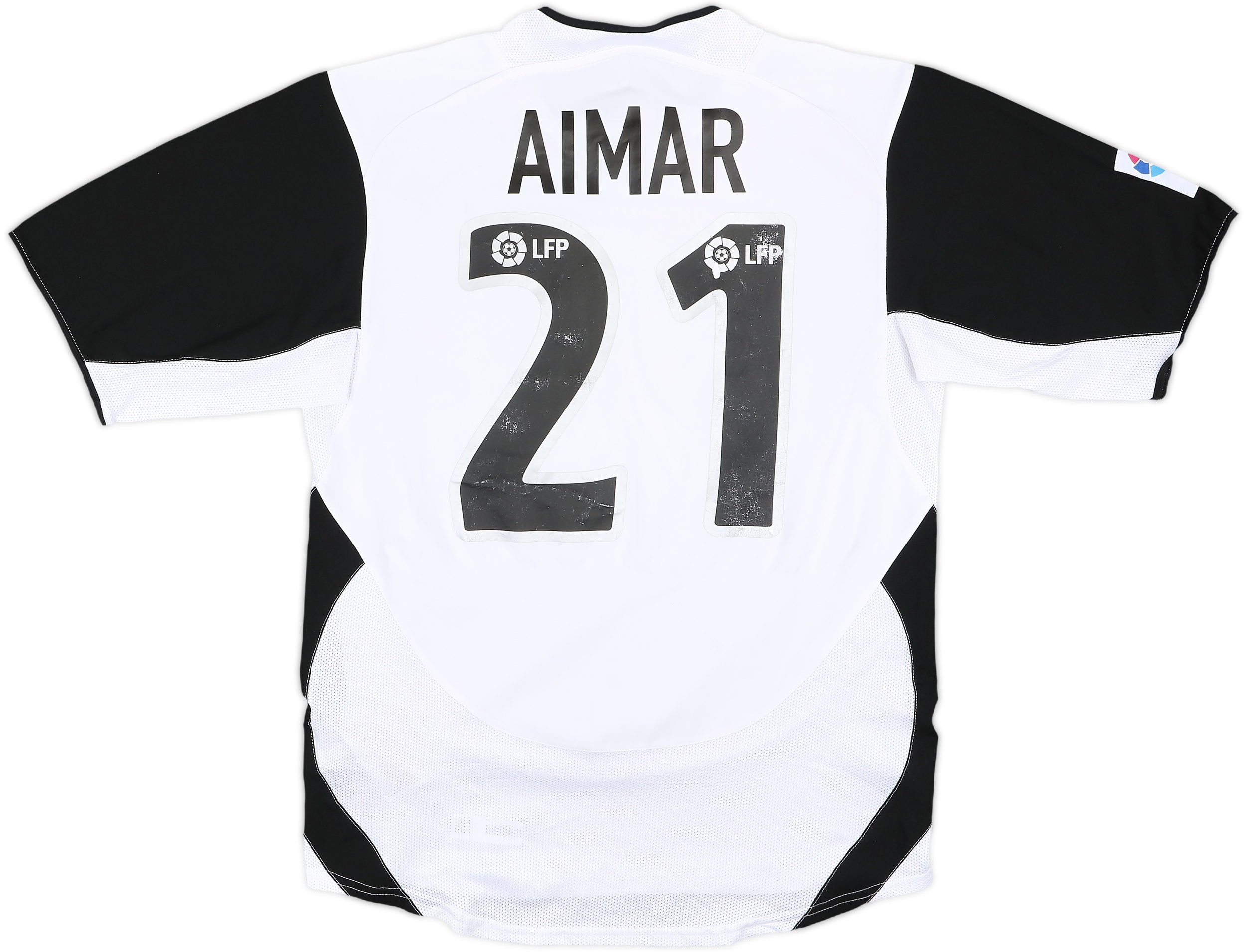 2000-01 Valencia Home Shirt Aimar #22 - 6/10 - (XL)