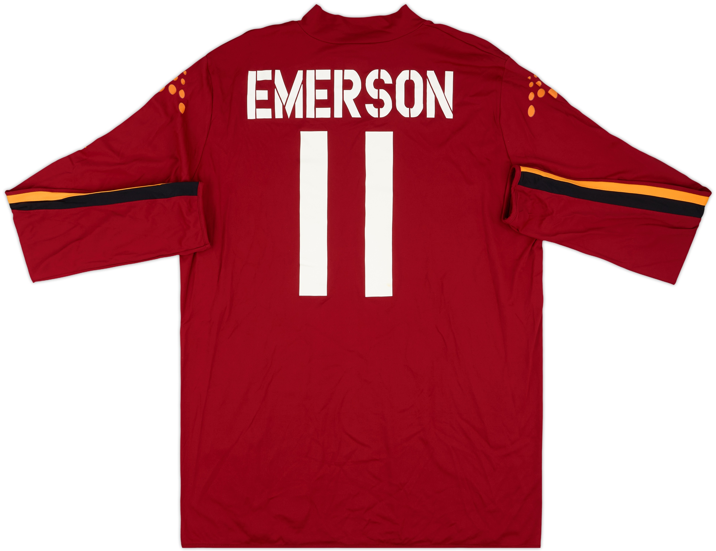 Maillot Roma Emerson Match Porté Issue Haut Jersey ... - eBay