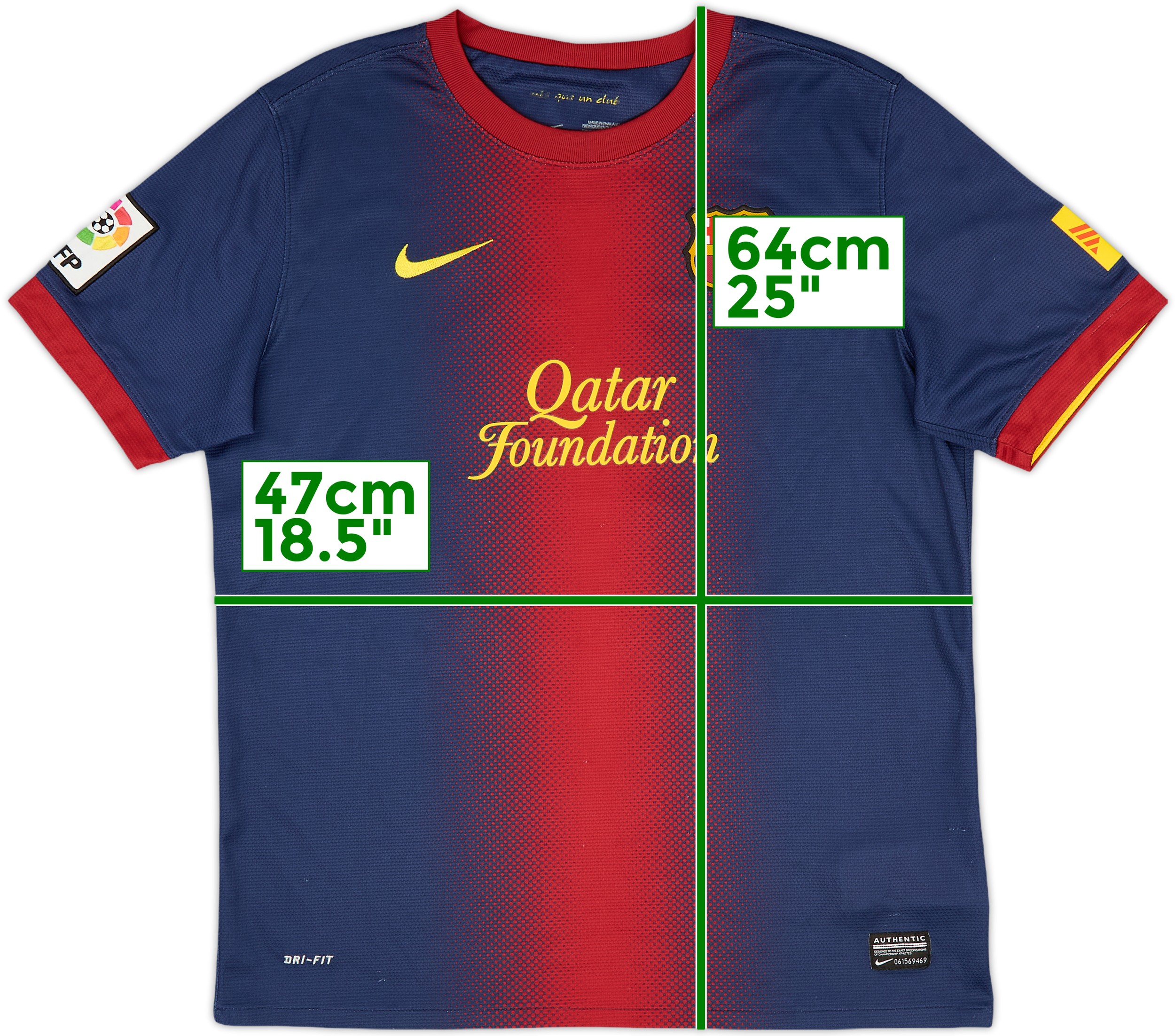 2012-13 Barcelona Home Shirt Messi #10 - 8/10 - (XL.Boys) 2012-13 Barcelona Home Shirt Messi #10 - 8/10 - (XL.Boys)