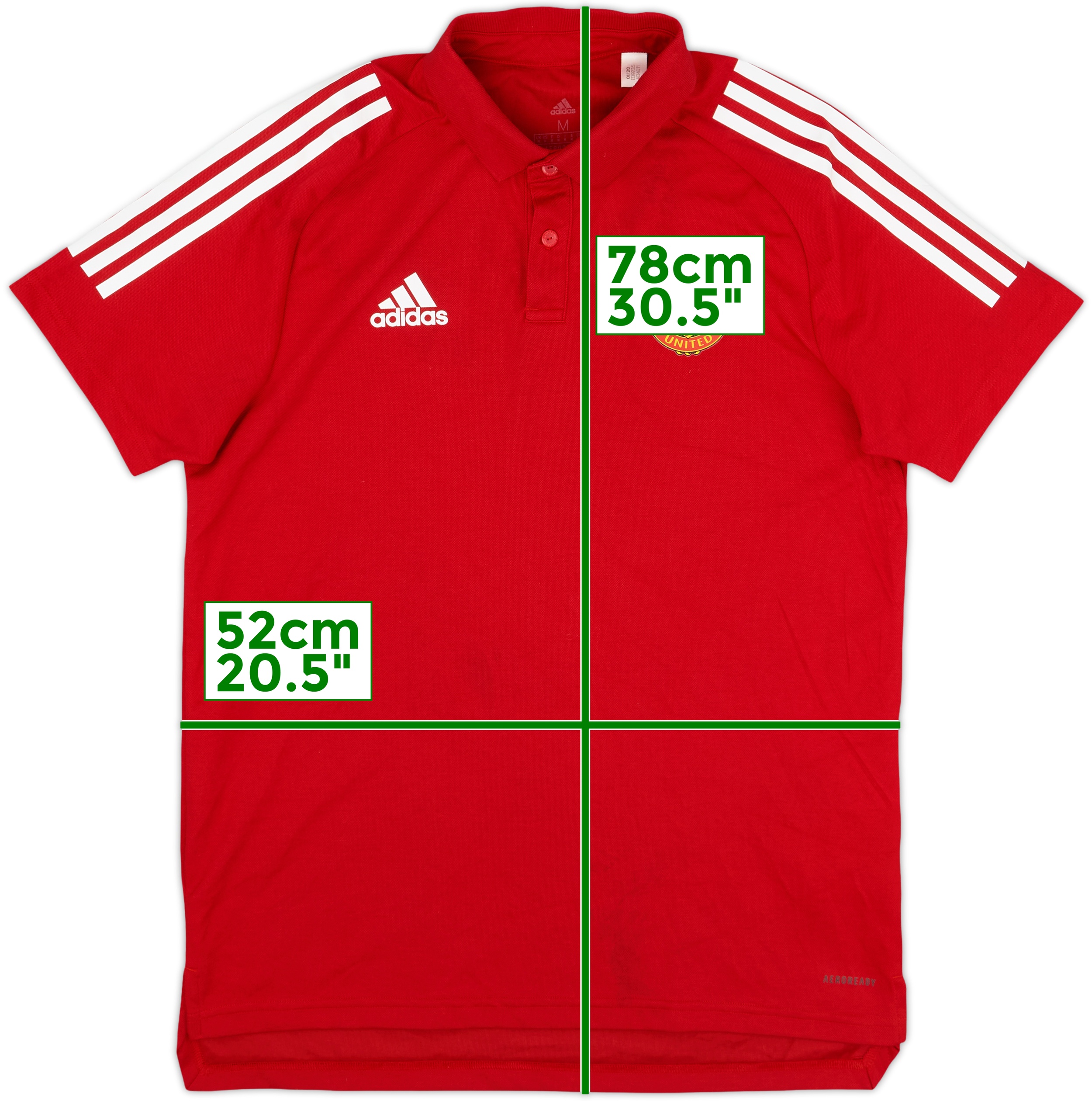 2018-19 Manchester United adidas Polo Shirt - 8/10 - (L)