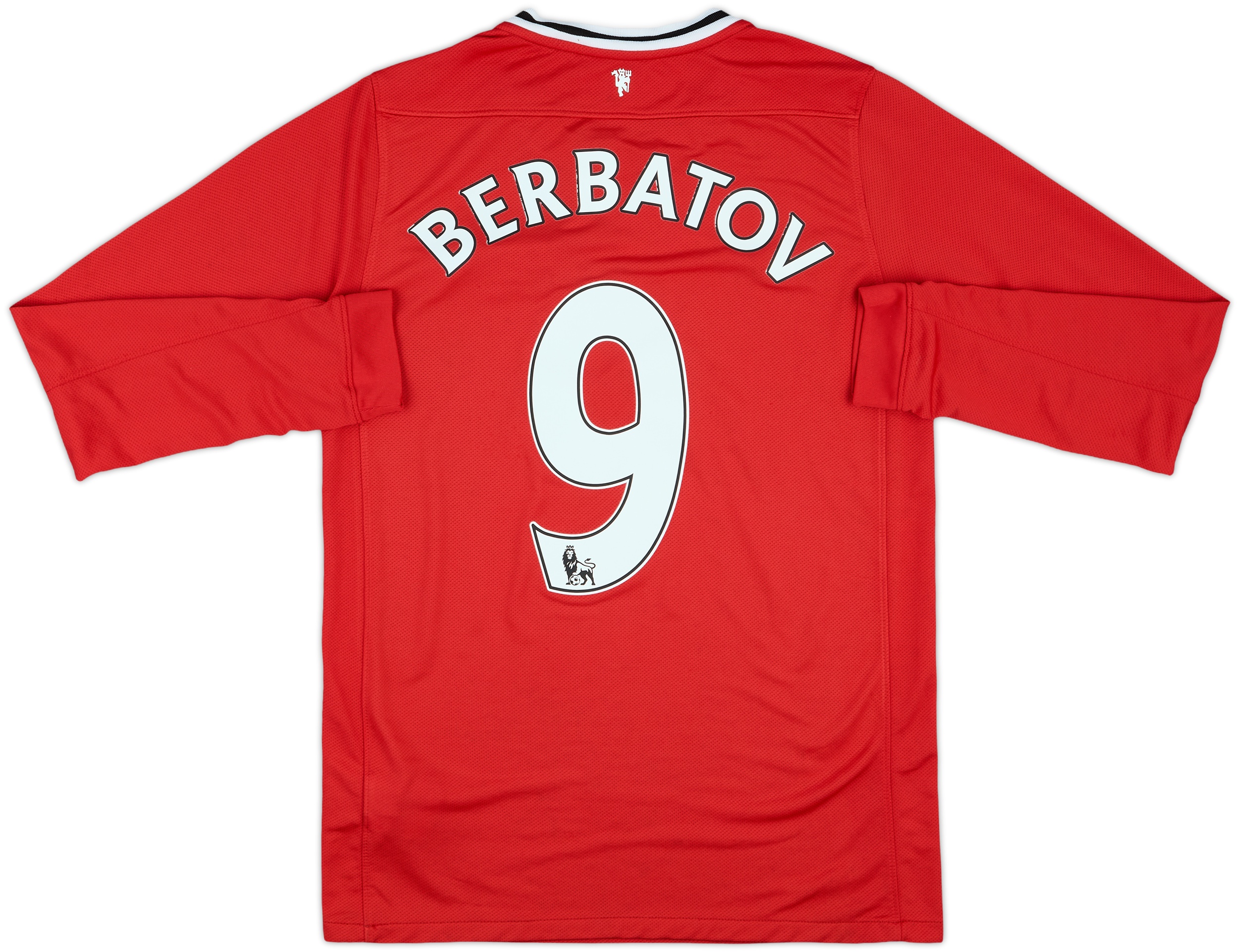 2011-12 Manchester United Home L/S Shirt Berbatov #9 - 7/10 - (XL