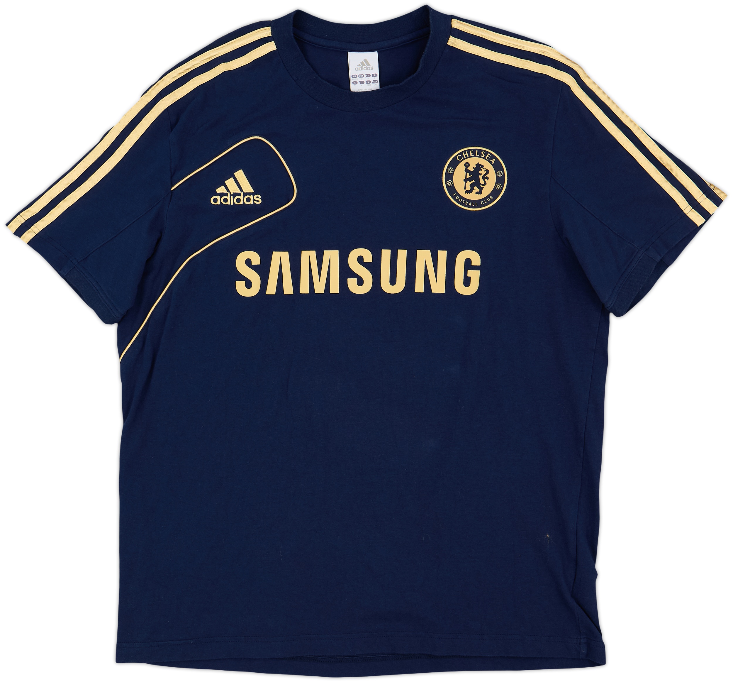 2012-13 Chelsea adidas Cotton Tee - 8/10 - (L/XL)