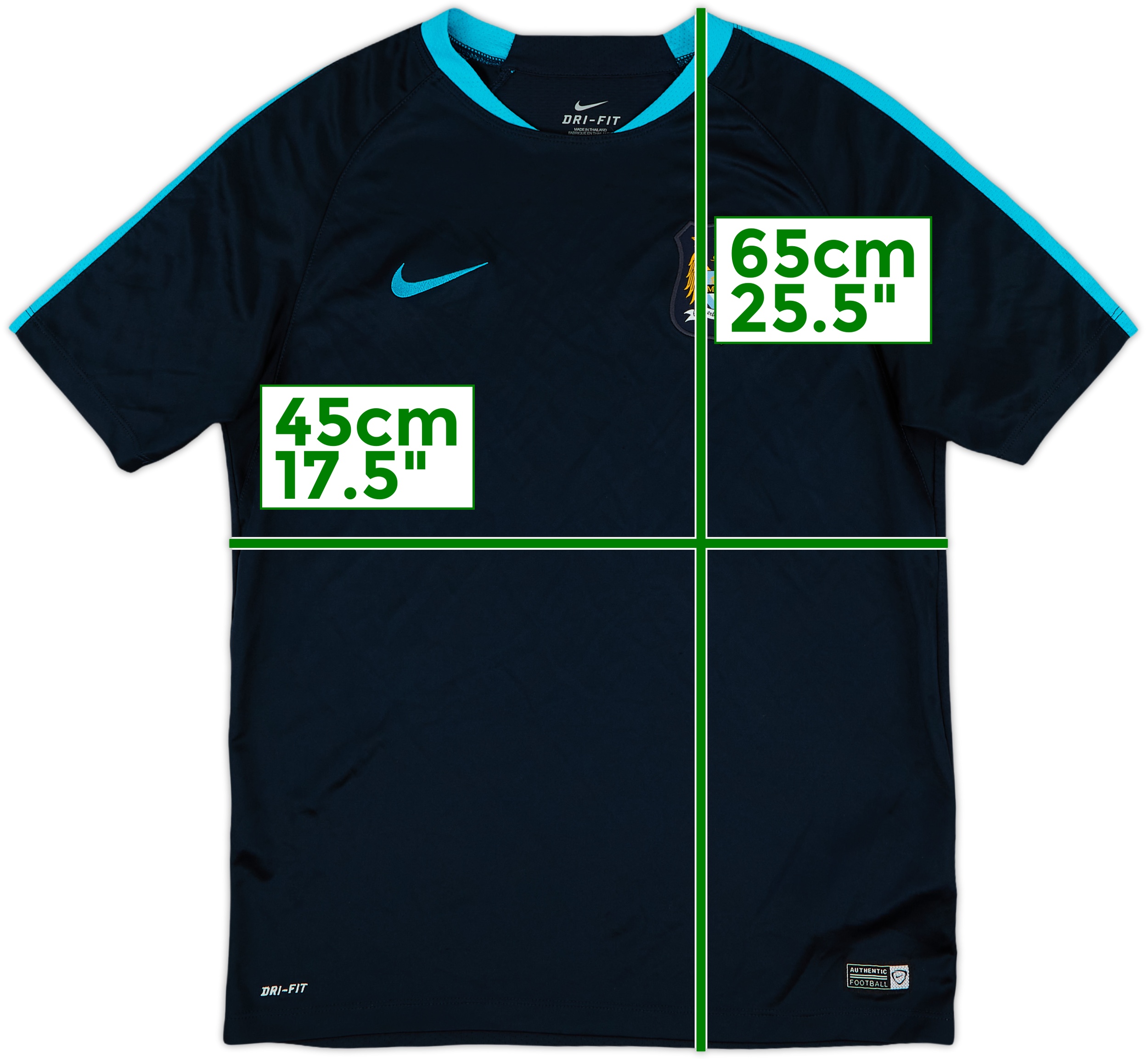 2015-16 Manchester City Nike Training Shirt - 10/10 - (XL.Boys)
