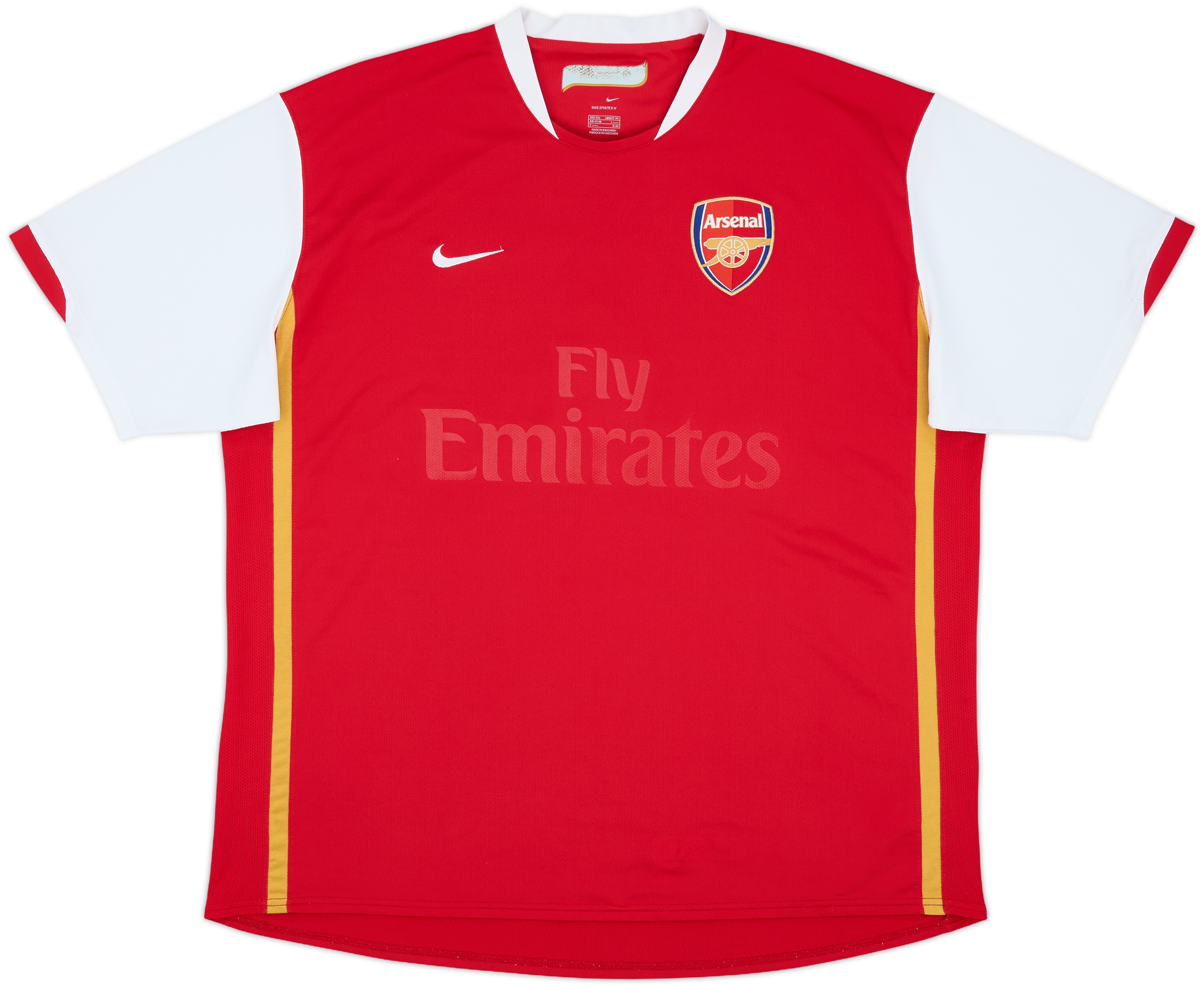 洋楽 The GN Family Arsenal 2006-08 Arsenal Home Shirt Fabregas #4 - 4/10 - (XXL)