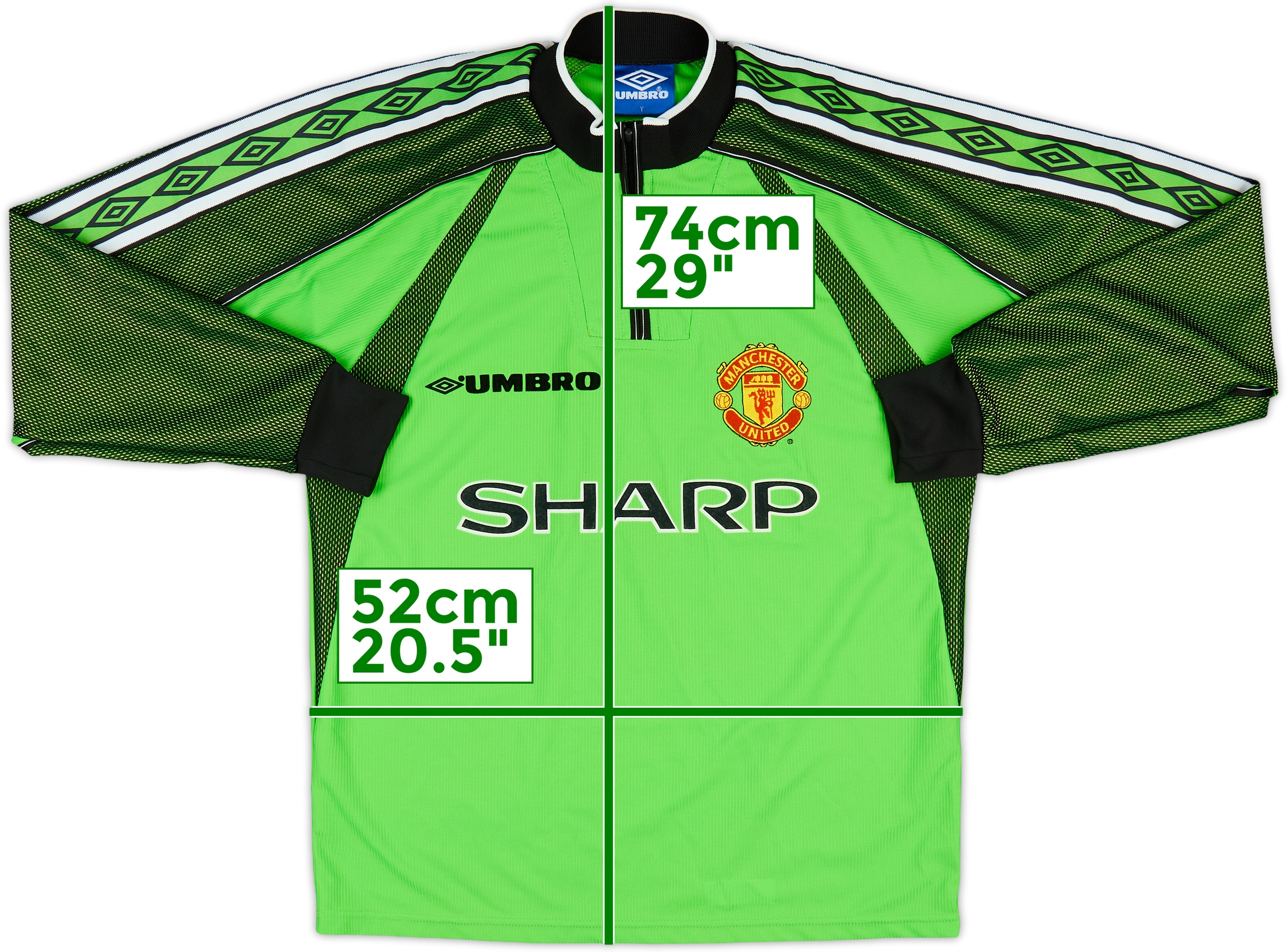 【希少】Man.U三冠ユニフォーム1998-99 SHARP × UMBRO あの3冠から20年、マンチェスター・U「伝説の98-99ユニフォーム