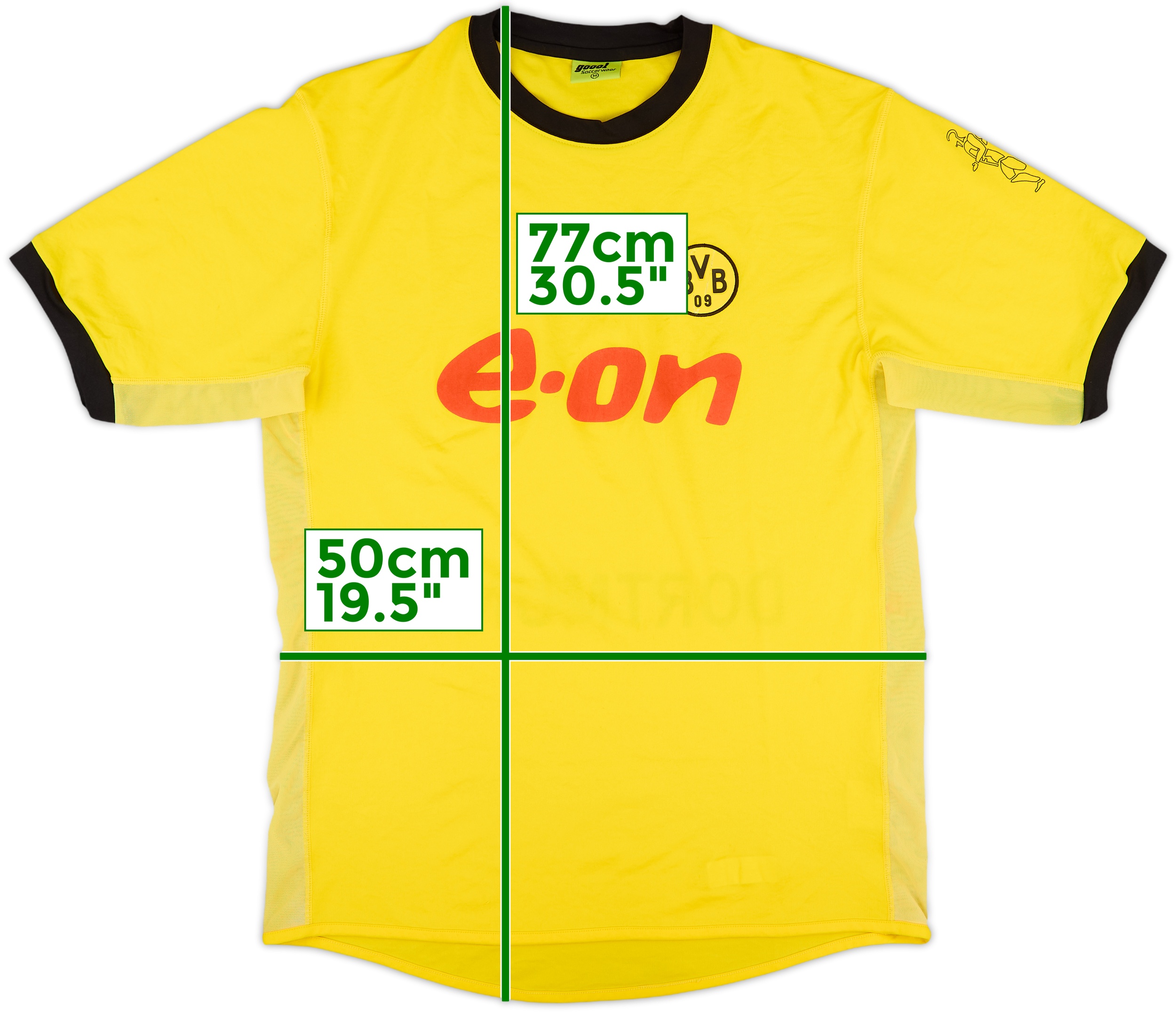 2003-04 Borussia Dortmund Home Shirt - 4/10 - (M)