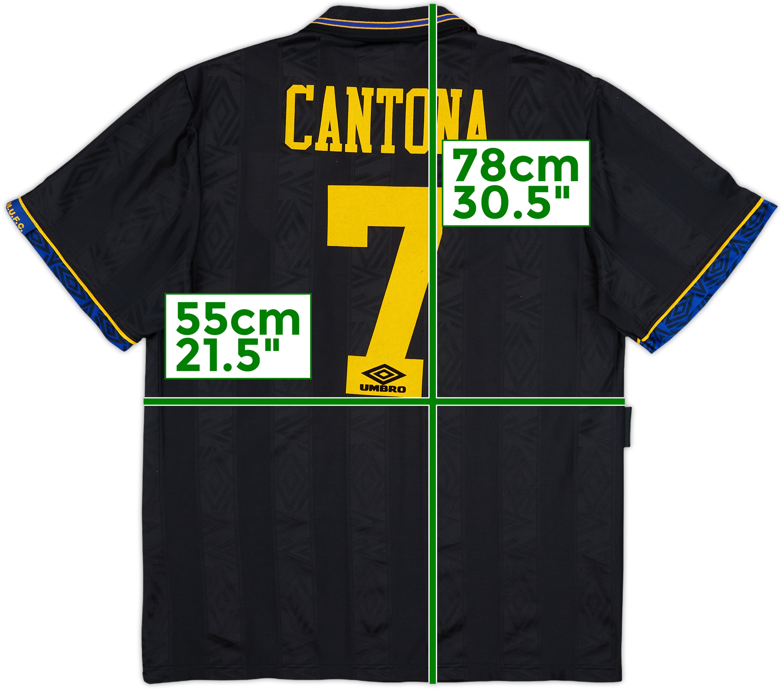 正規品93-95 UMBRO Manchester U CANTONA#7】