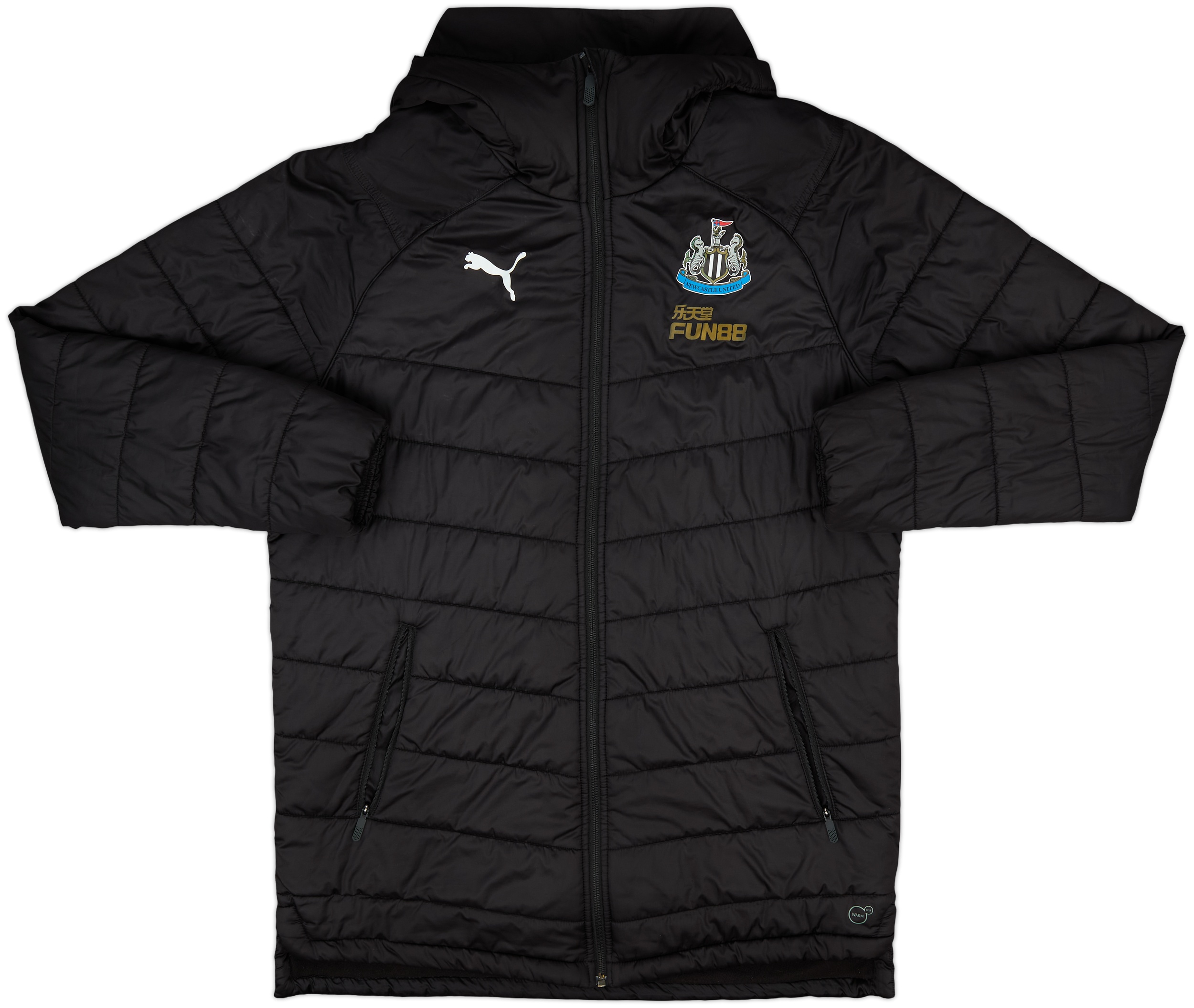 2017-18 Newcastle Puma Padded Bench Coat - 8/10 - (M)