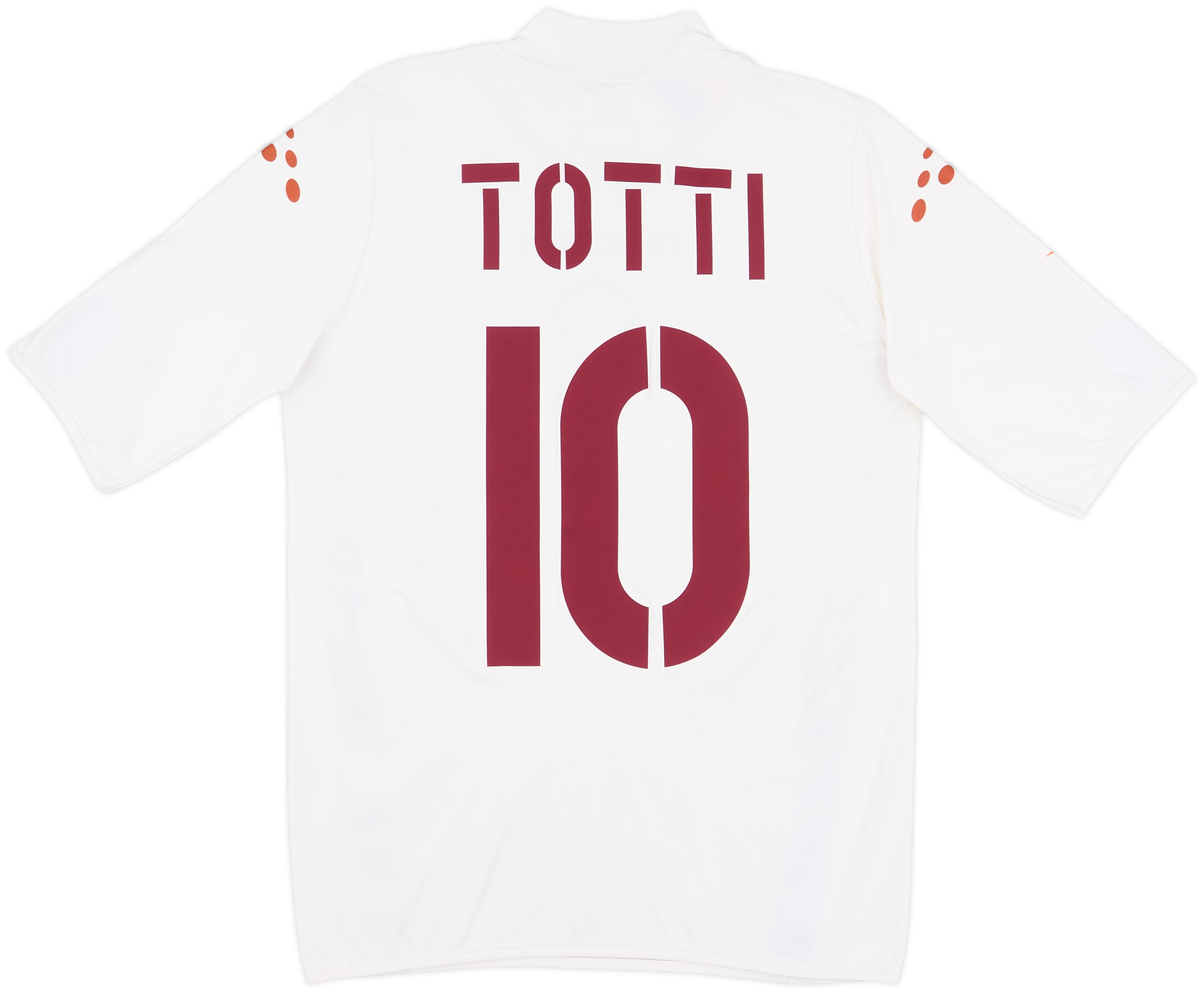 ウェア 04-05 ROMA TOTTI #10 2004-05 Roma Home Shirt Totti #10 - 6/10 - (XL)