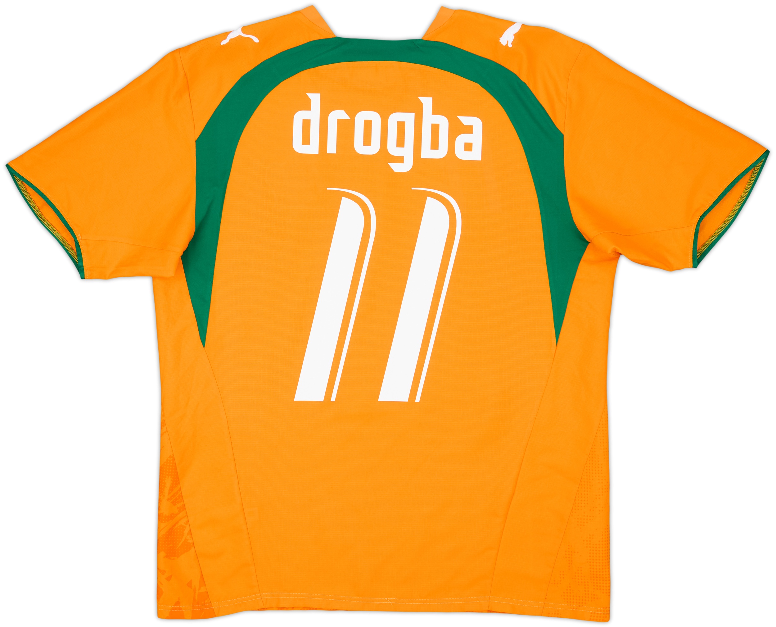 PUMA DIDIER DROGBA IVORY COAST Cu00f4te D'Ivoire SOCCER MENS 2006 JERSEY