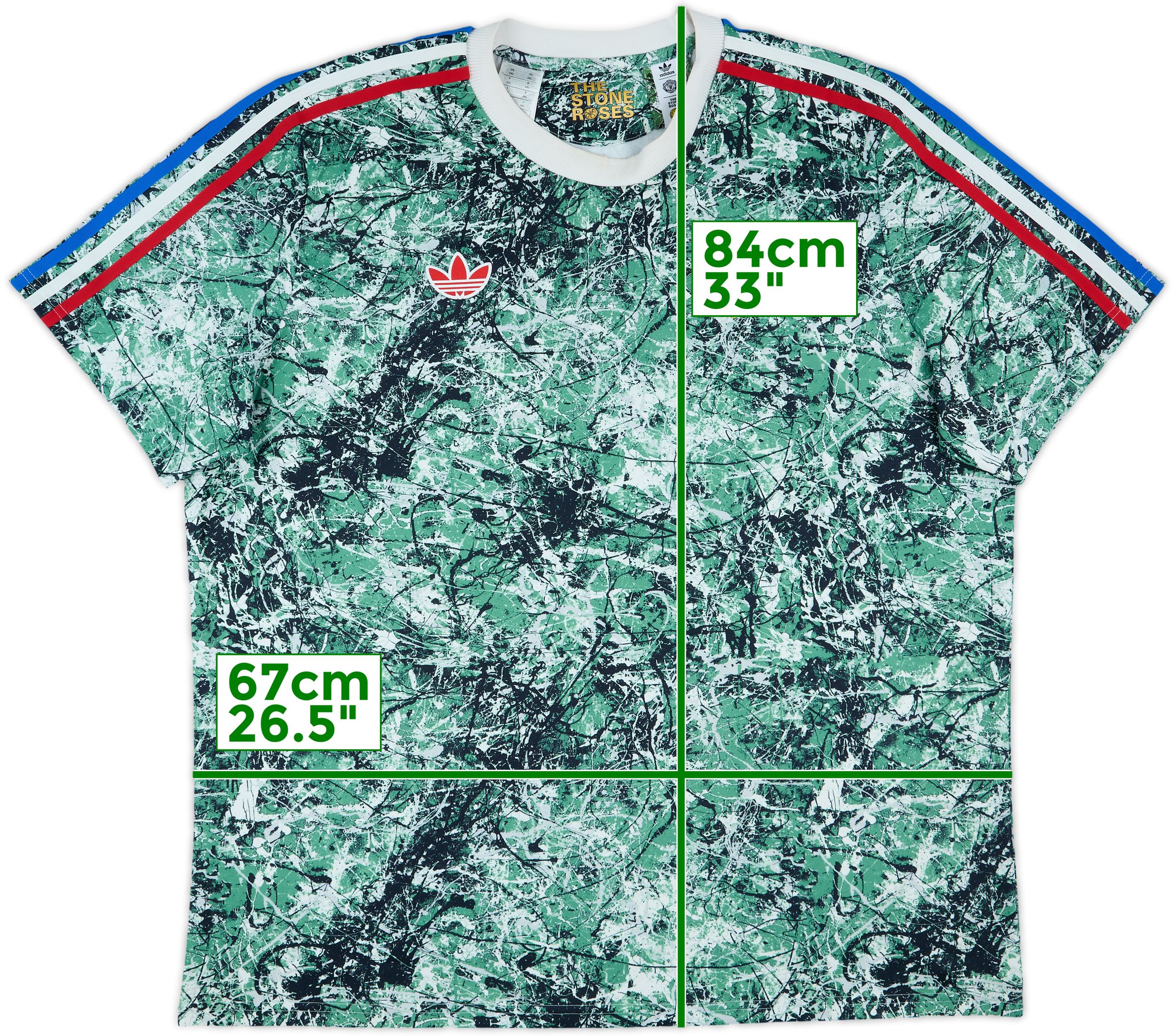 ウェア Manchester Utd x Stone Roses by Adidas Men's Adidas Manchester United Stone Roses Originals Icon