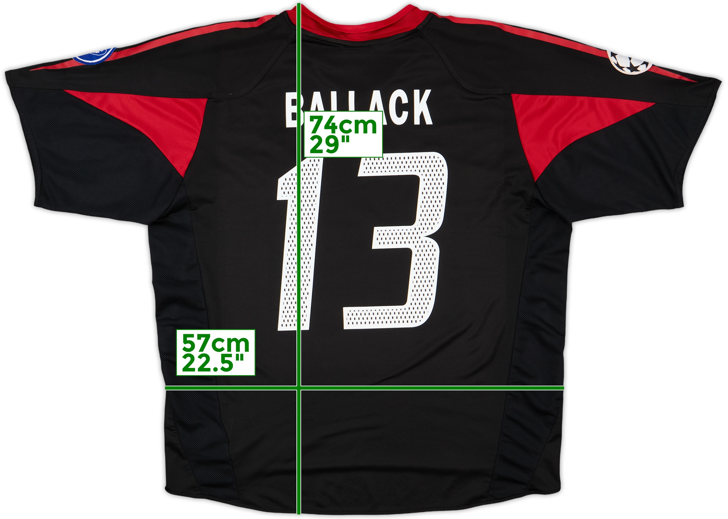 2004-05 Bayern Munich CL Shirt Ballack #13 - 8/10 - (XL)
