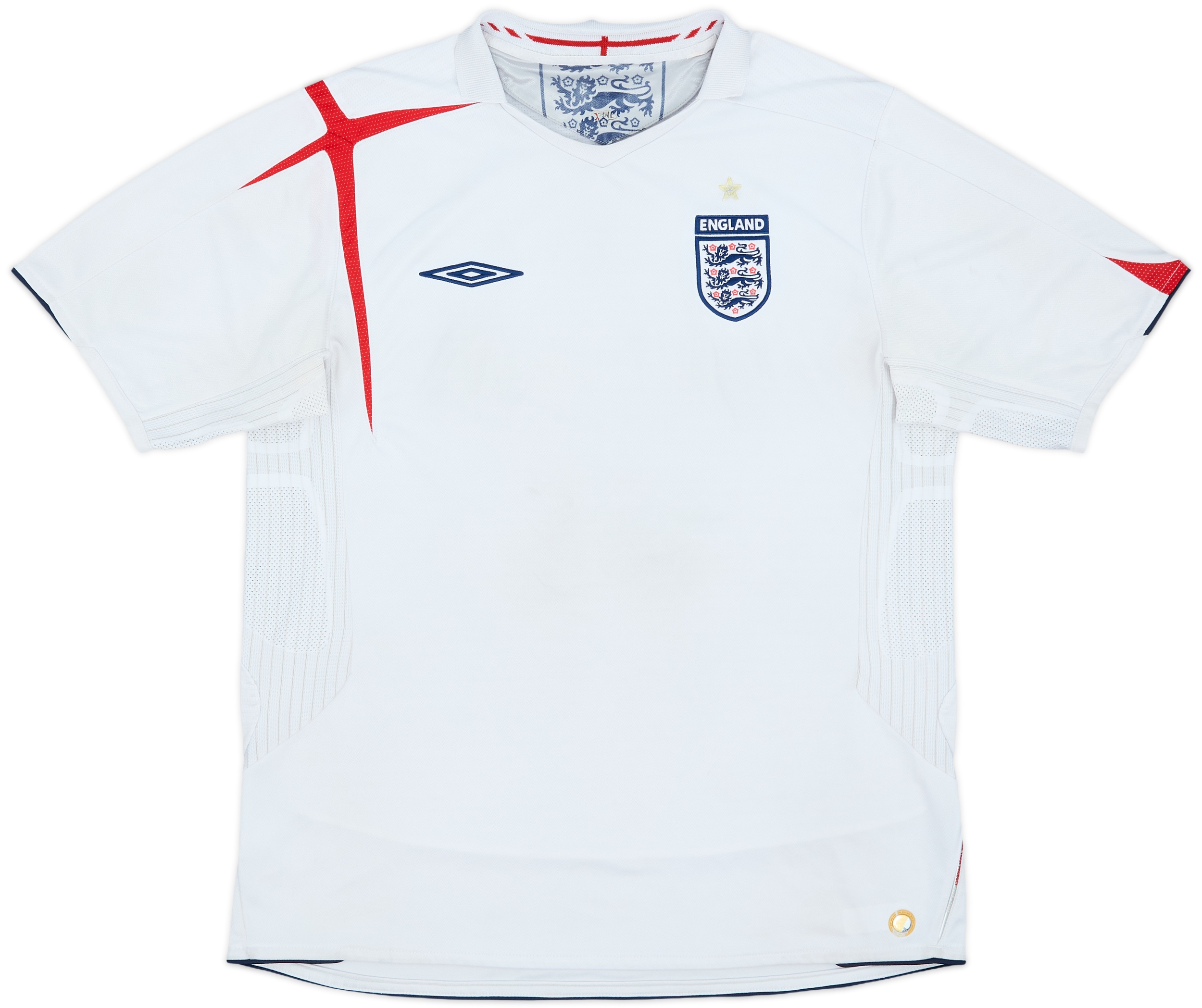 2005-07 England Home Shirt - 5/10 - (L)