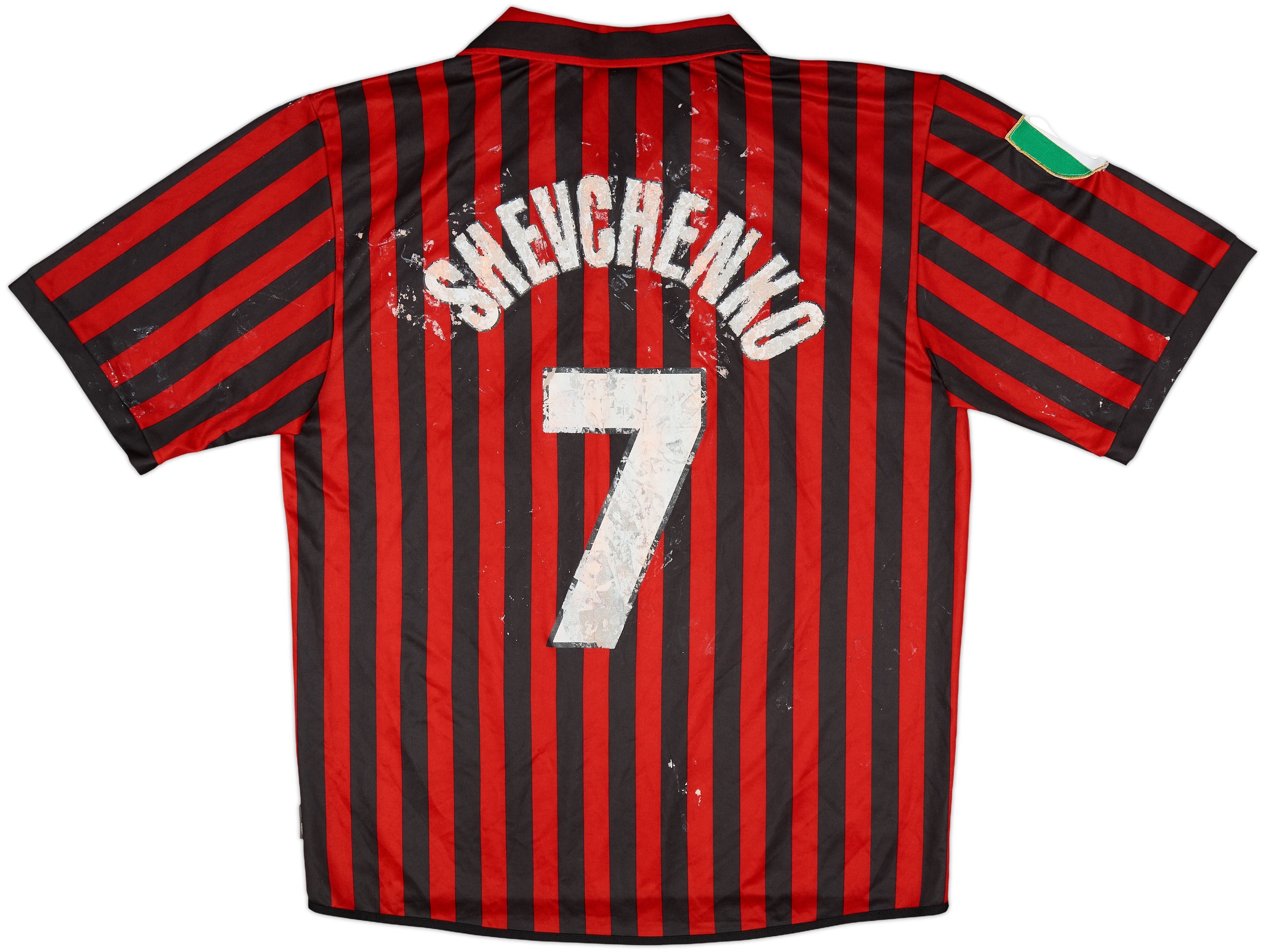 1999-00 AC Milan Centenary Home Shirt Shevchenko #7 - 4/10 - (XL)