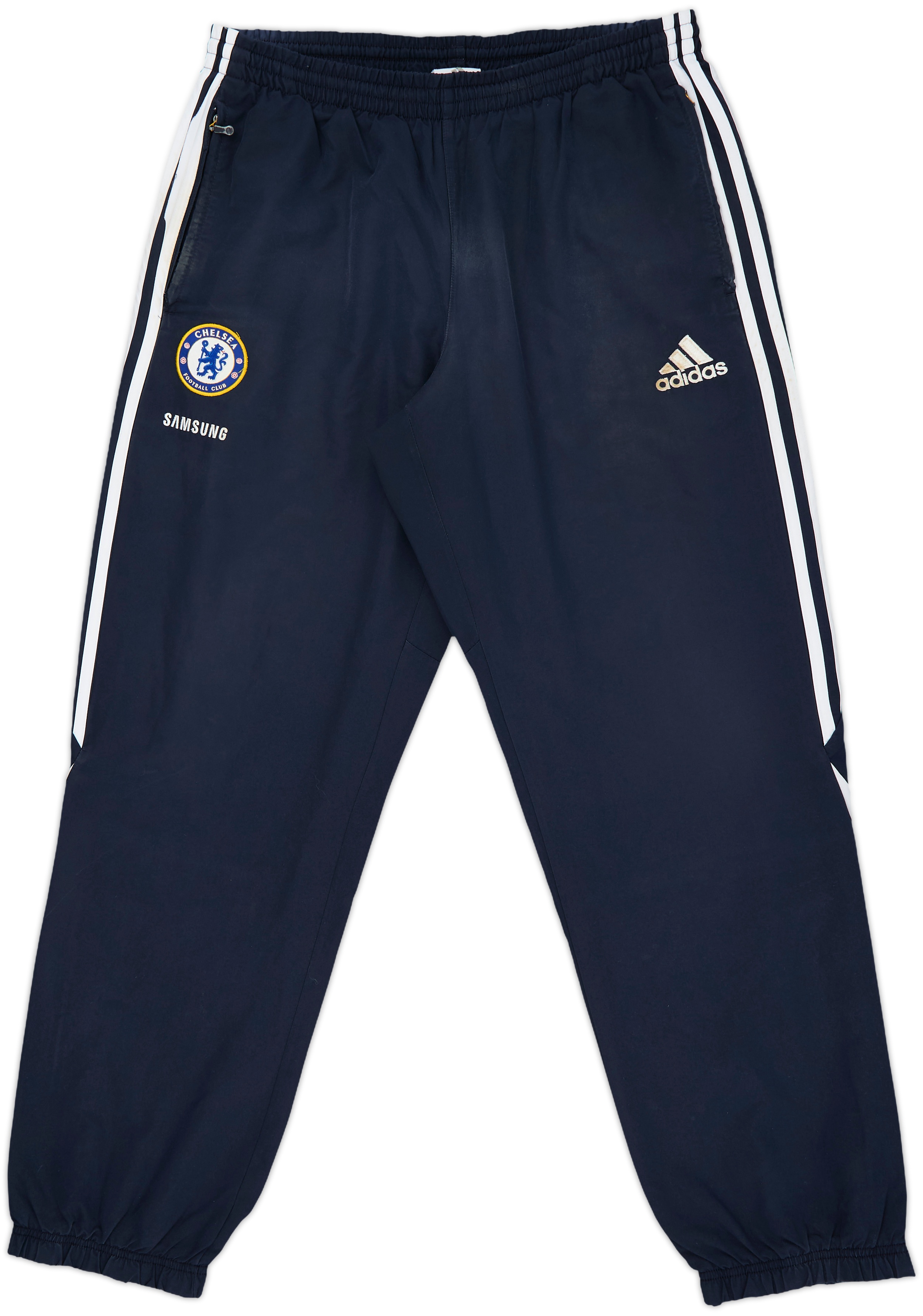 Chelsea adidas チェルシー ナイロンパンツ ネイビー Lサイズ アディダス チェルシー ナイロントラックパンツ ネイビー スポーツ