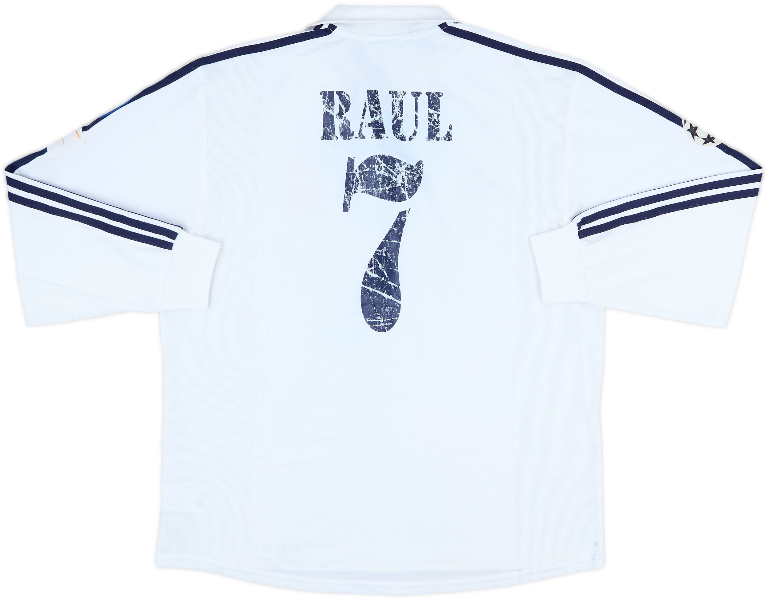 2002-03 Real Madrid Centenary Home L/S Shirt Raul #7 - 4/10