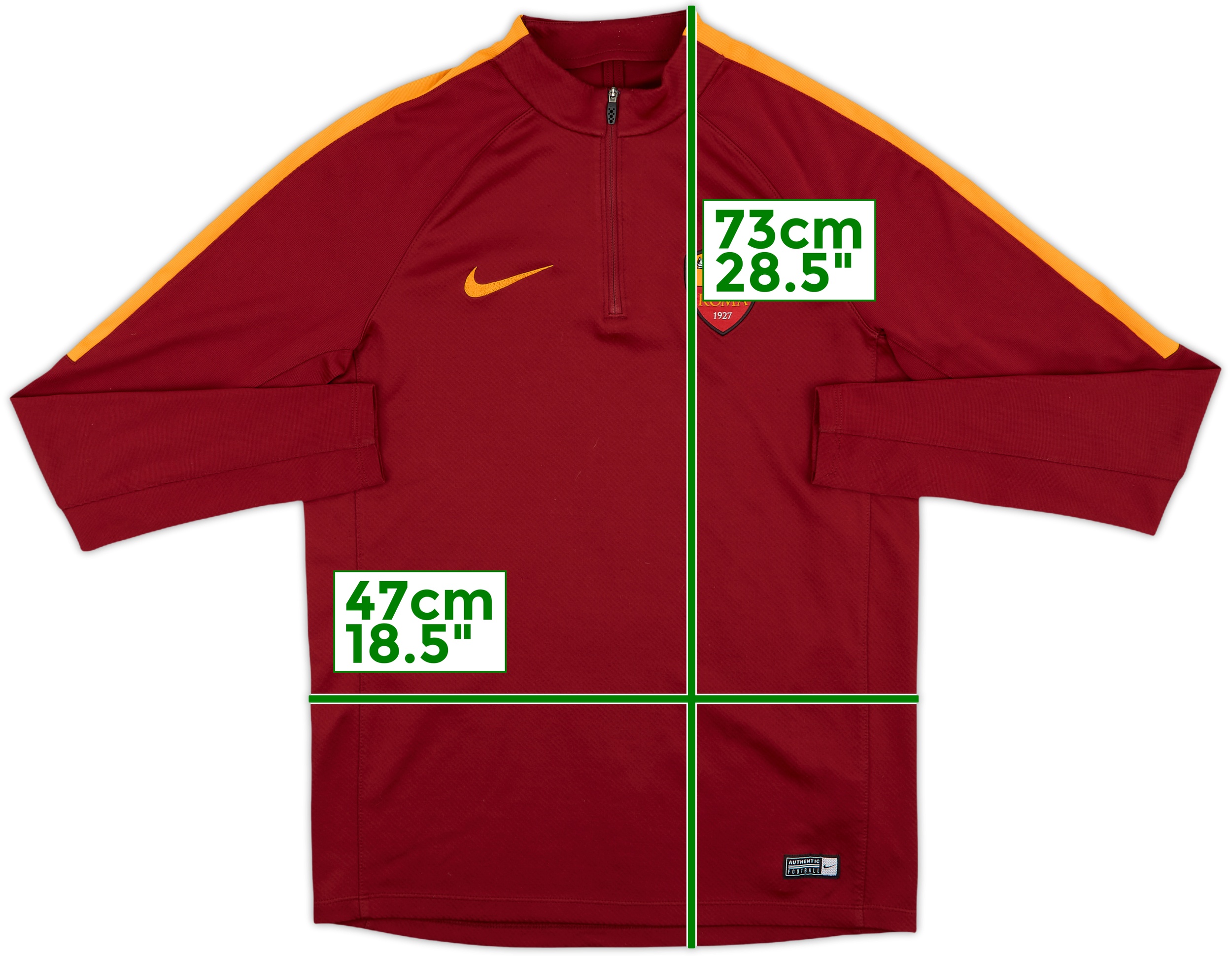 Nike AS Roma トレーニングトップ Sサイズ Nike AS Roma トレーニングトップ Sサイズ