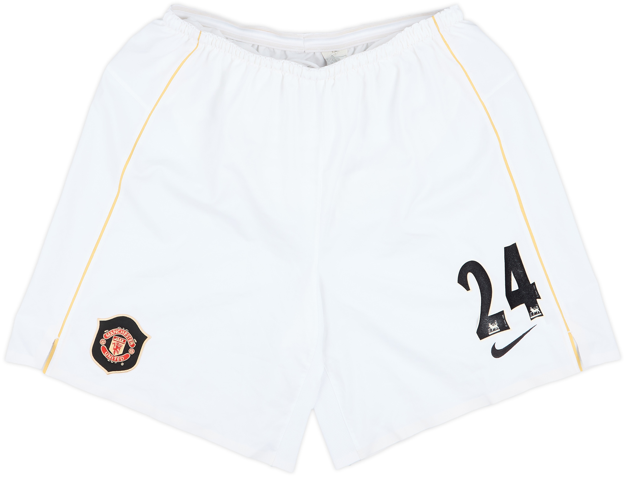 2006-07 Manchester United Player Issue Home Shorts #24