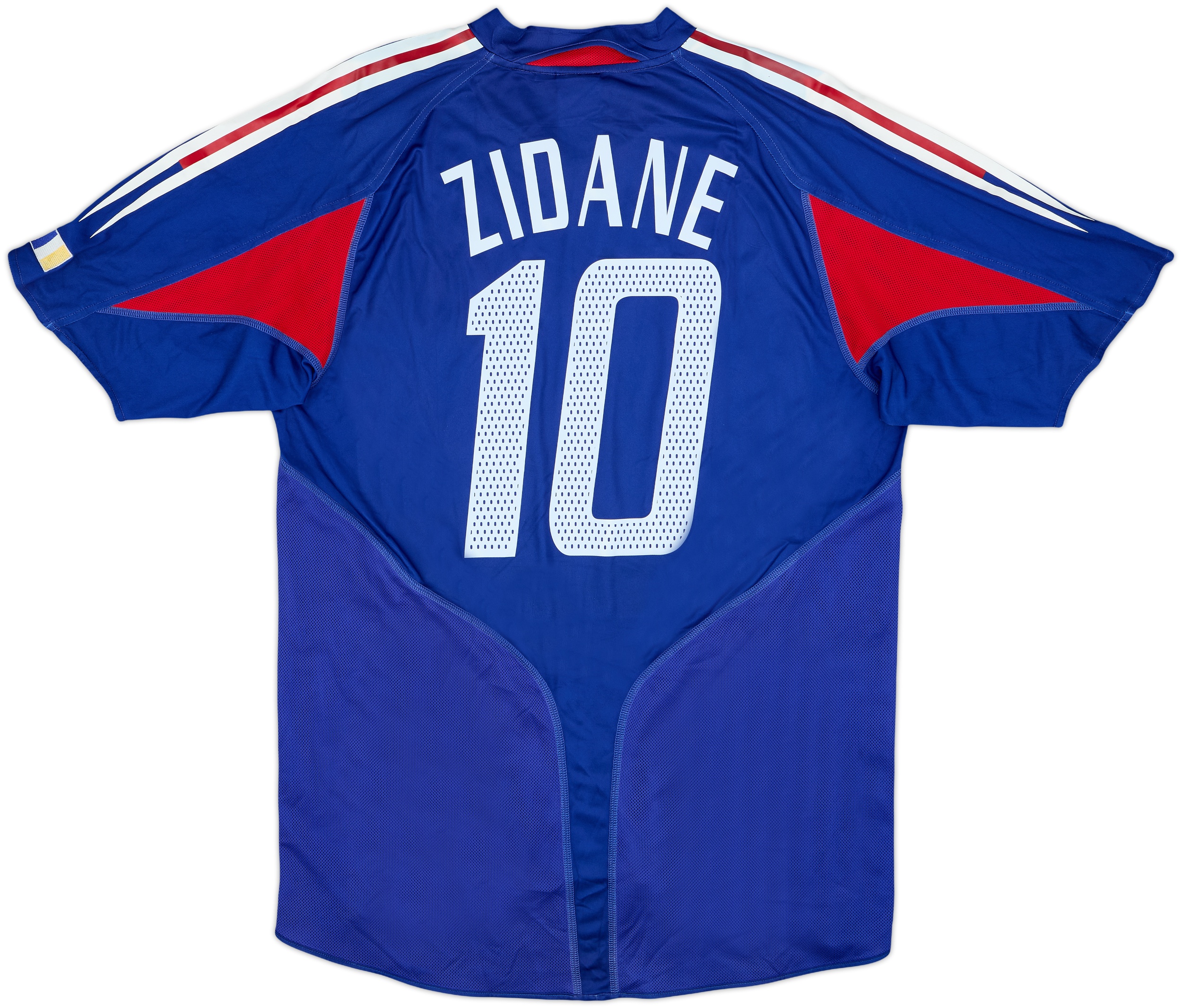 2004-06 France Home Shirt Zidane #10 - 7/10 - (L)