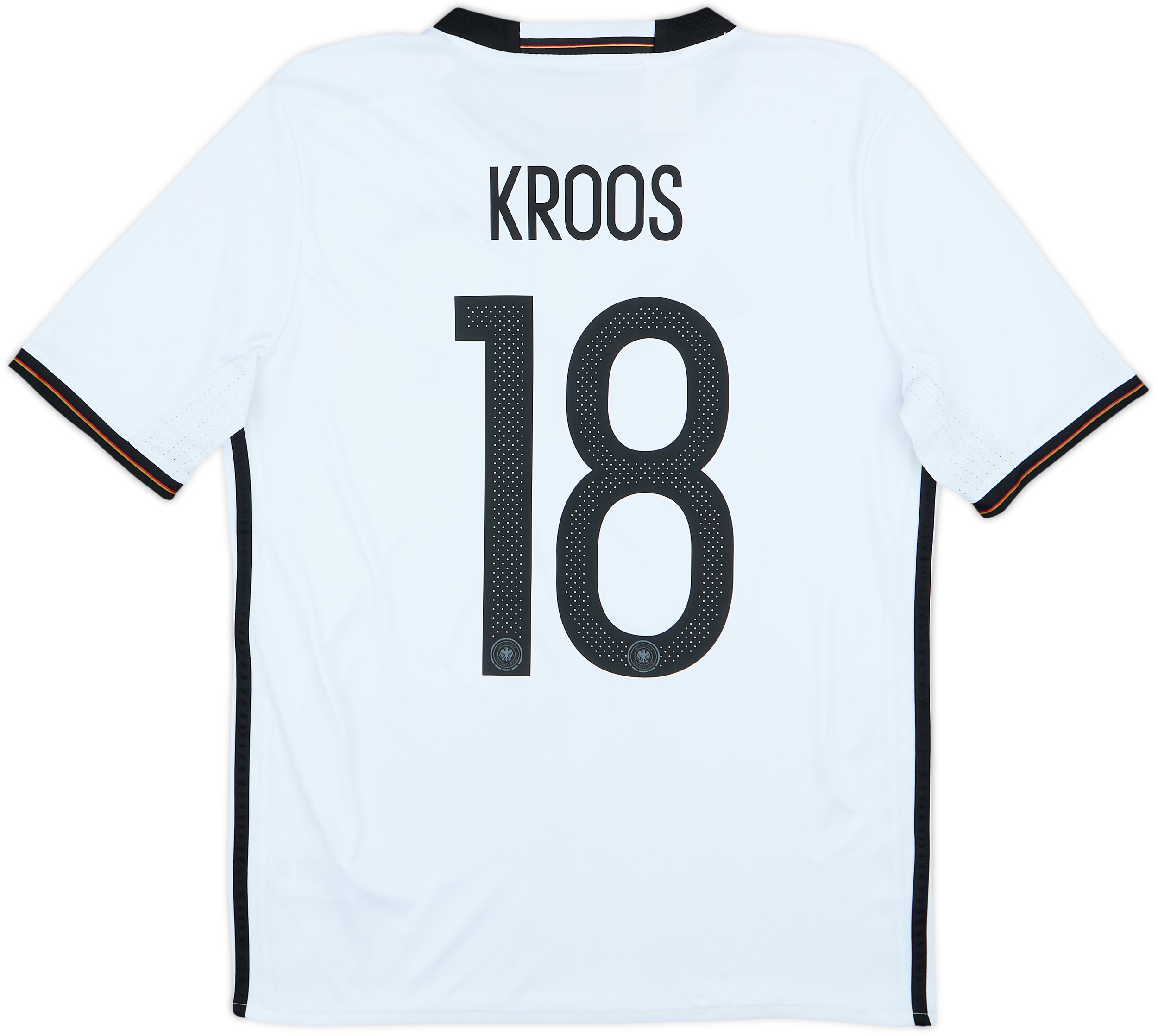 2015-16 Germany Home Shirt Kroos #18 - 6/10 - (XL.Boys)