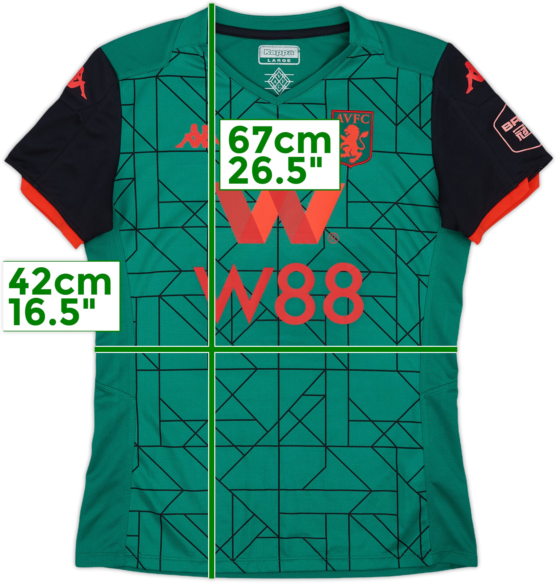 2019-20 Aston Villa Third Shirt 9/10 (Women's L)