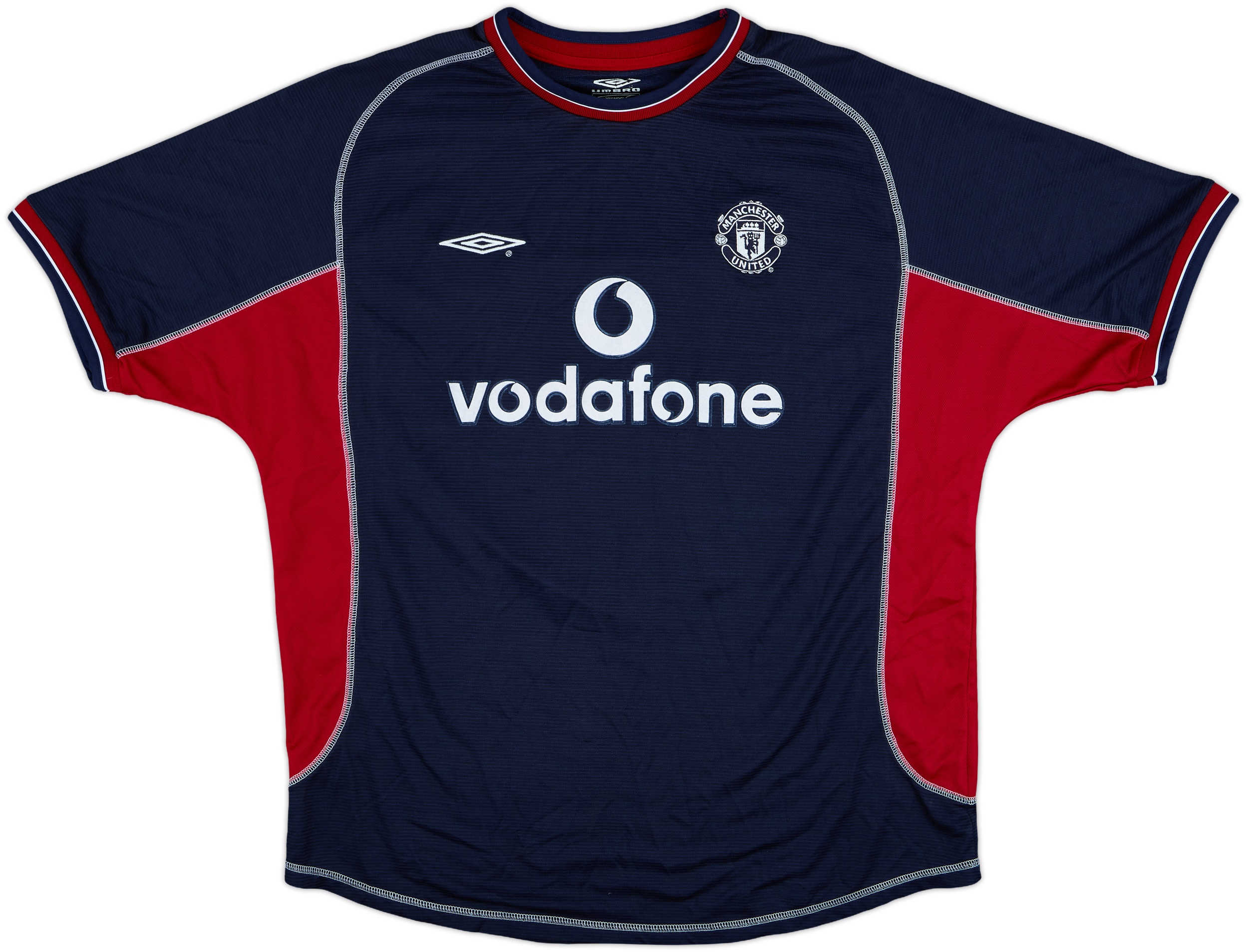 2000-01 Manchester United Third Shirt Beckham #7 - 8/10 - (XL)