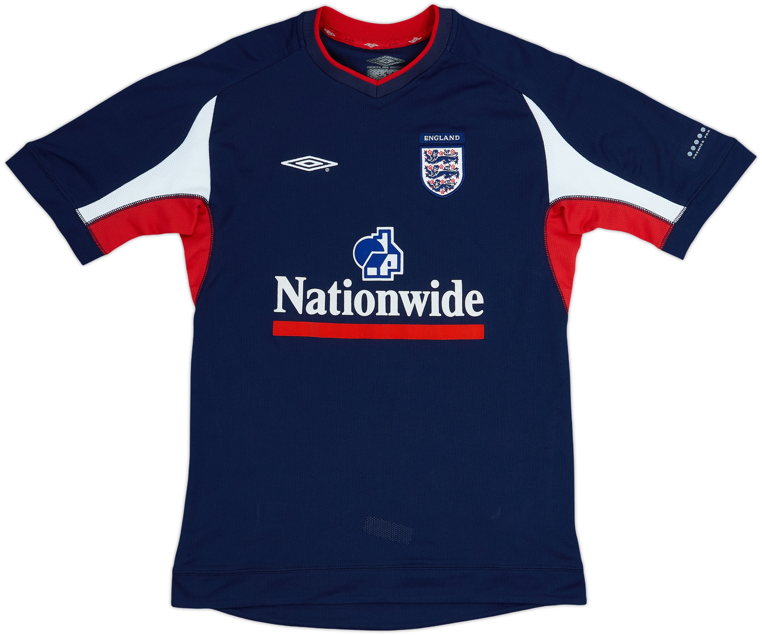 2002-04 England Umbro Training Shirt - 8/10 - (XL.Boys)