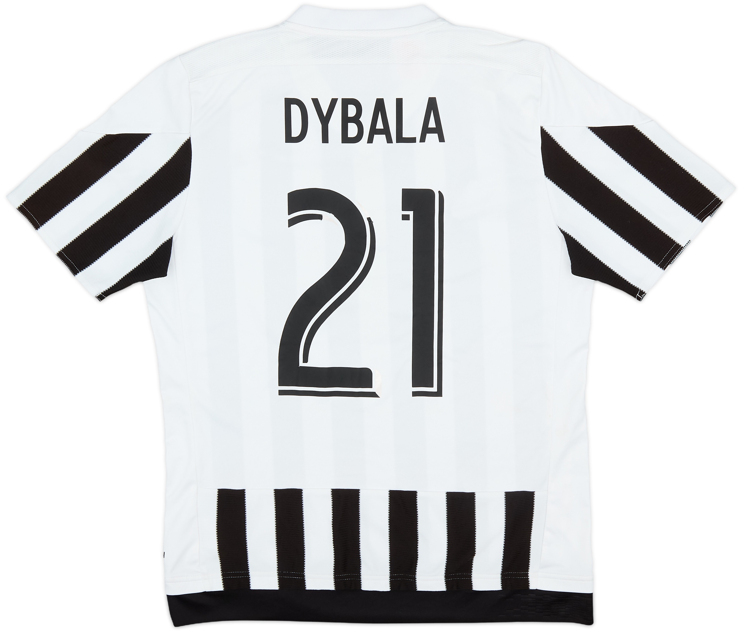 2015-16 Juventus Home Shirt Dybala #21 - 5/10 - (XL.Boys)