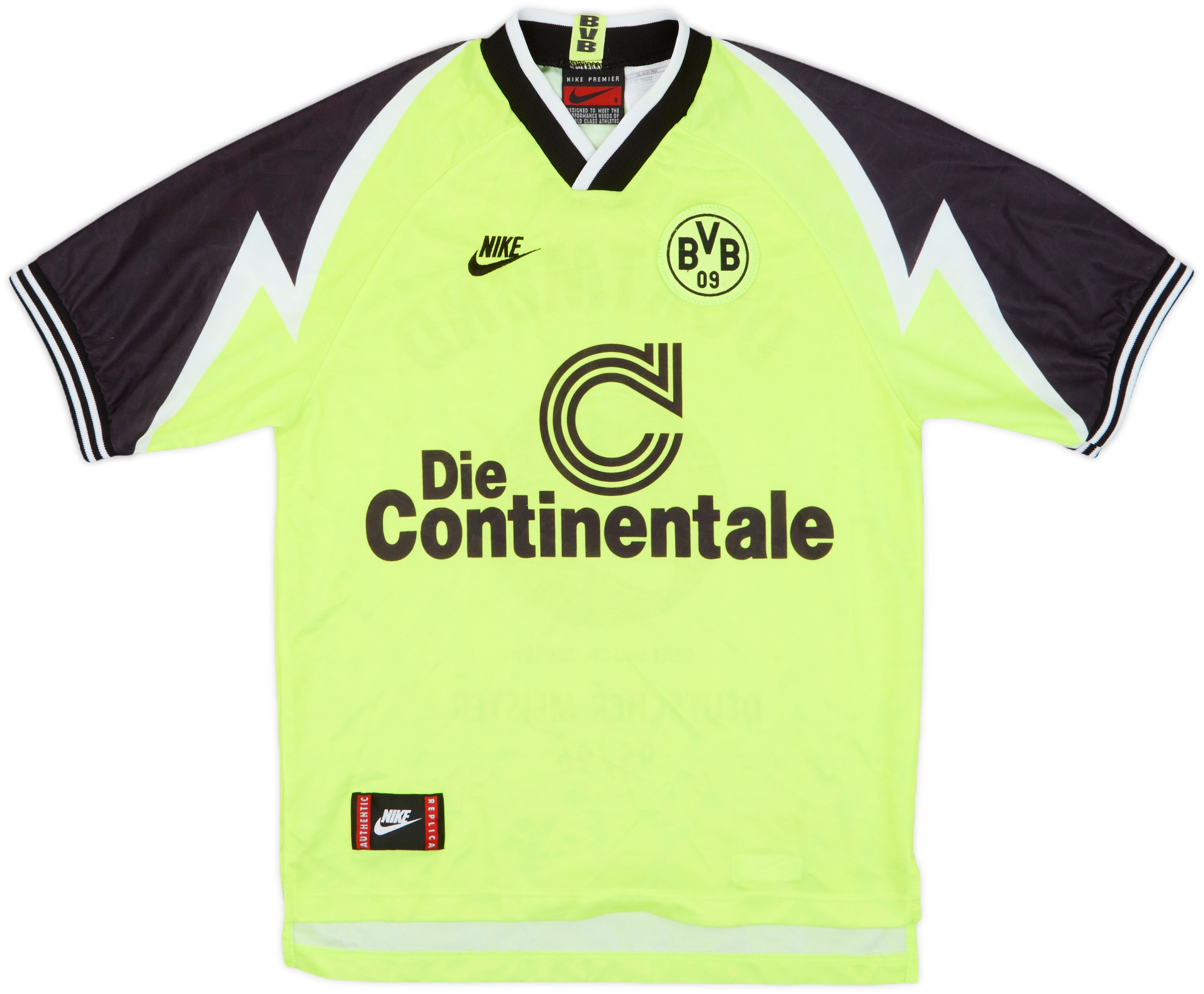 NIKE Borussia Dortmund 1995/96 サッカーシャツ NIKE Borussia Dortmund 1995/96 サッカーシャツ