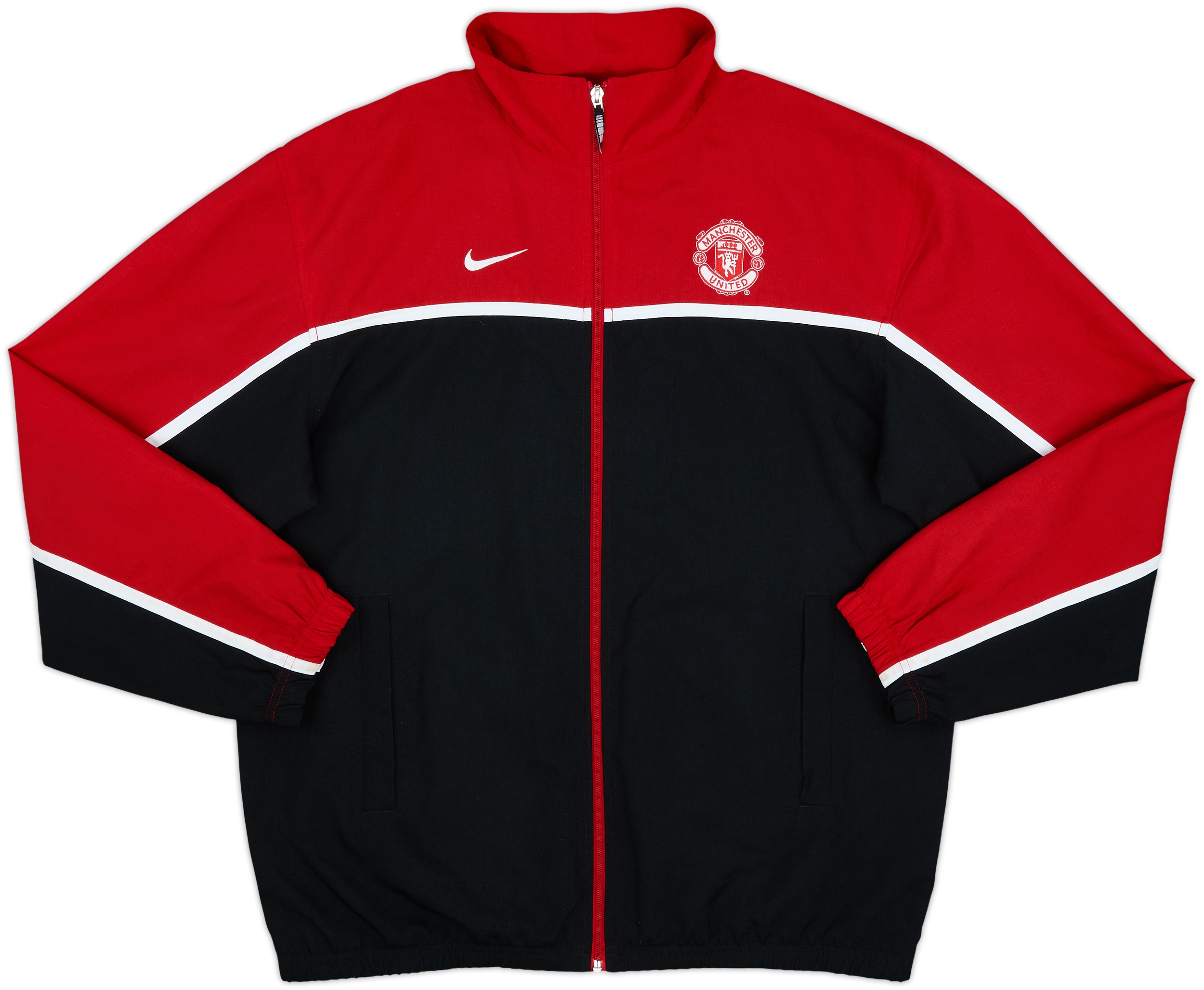 ウェア manchester united Nylon Track Jacket 2003-04 Manchester United adidas Track Jacket - 10/10 - (L)