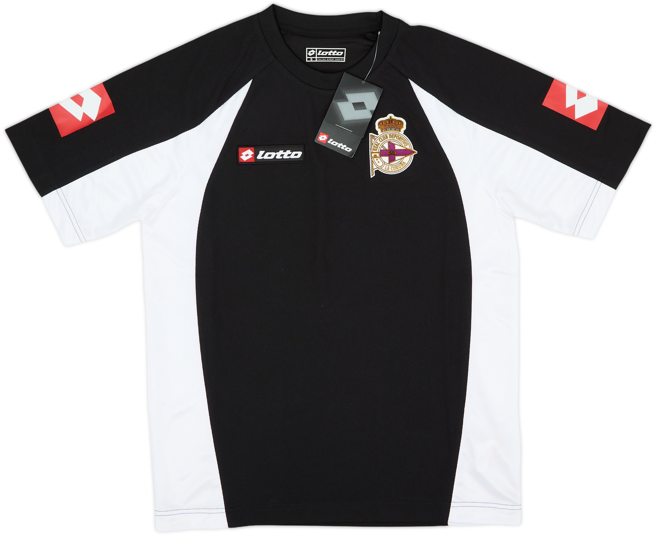 Camiseta Lotto de entrenamiento del Deportivo de La Coruna 2009-10 (S)