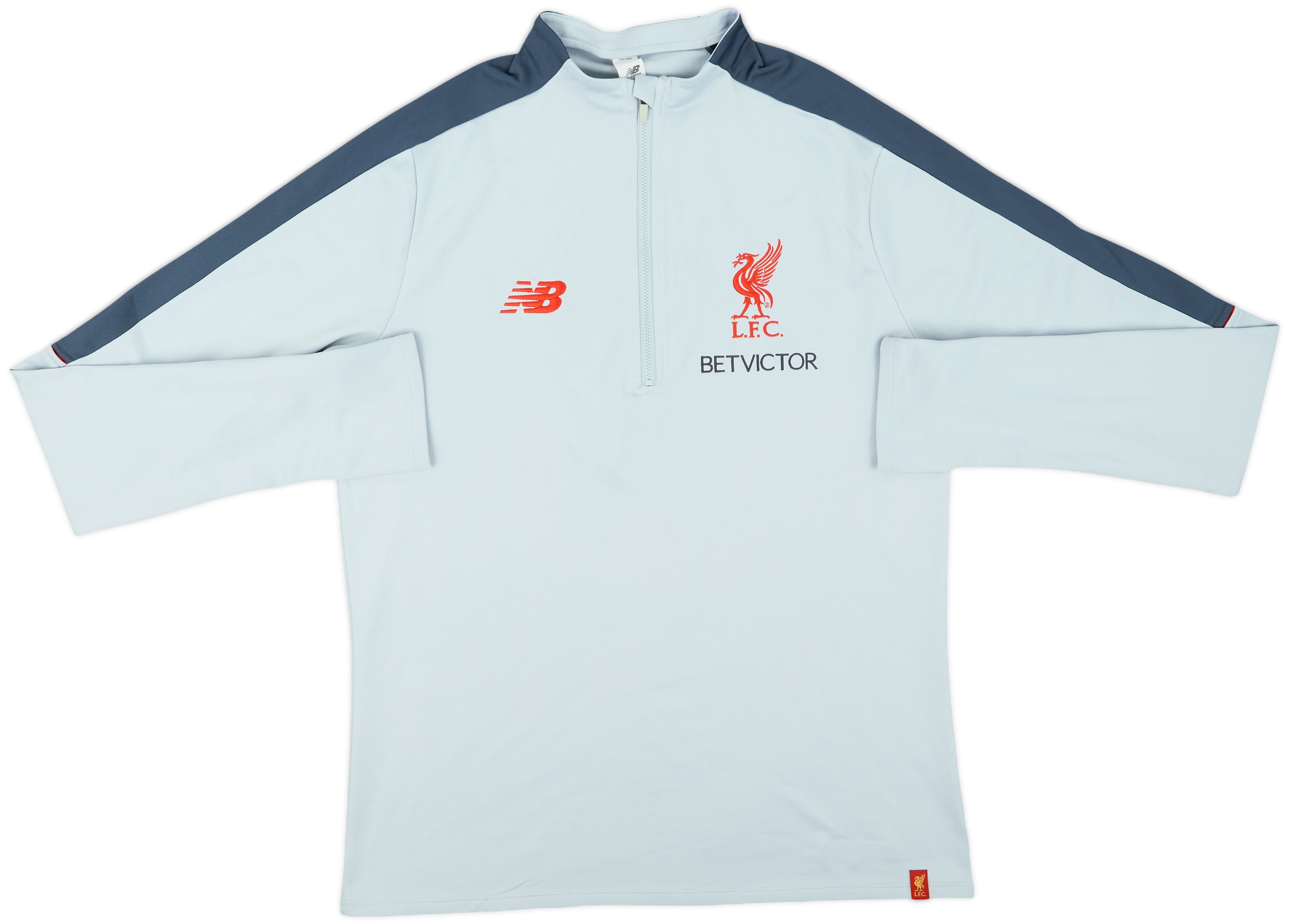 リバプールFC New Balance ジャージ Lサイズ 2019-20 Liverpool New Balance 1/2 Zip Drill Top - 9/10 - (L)