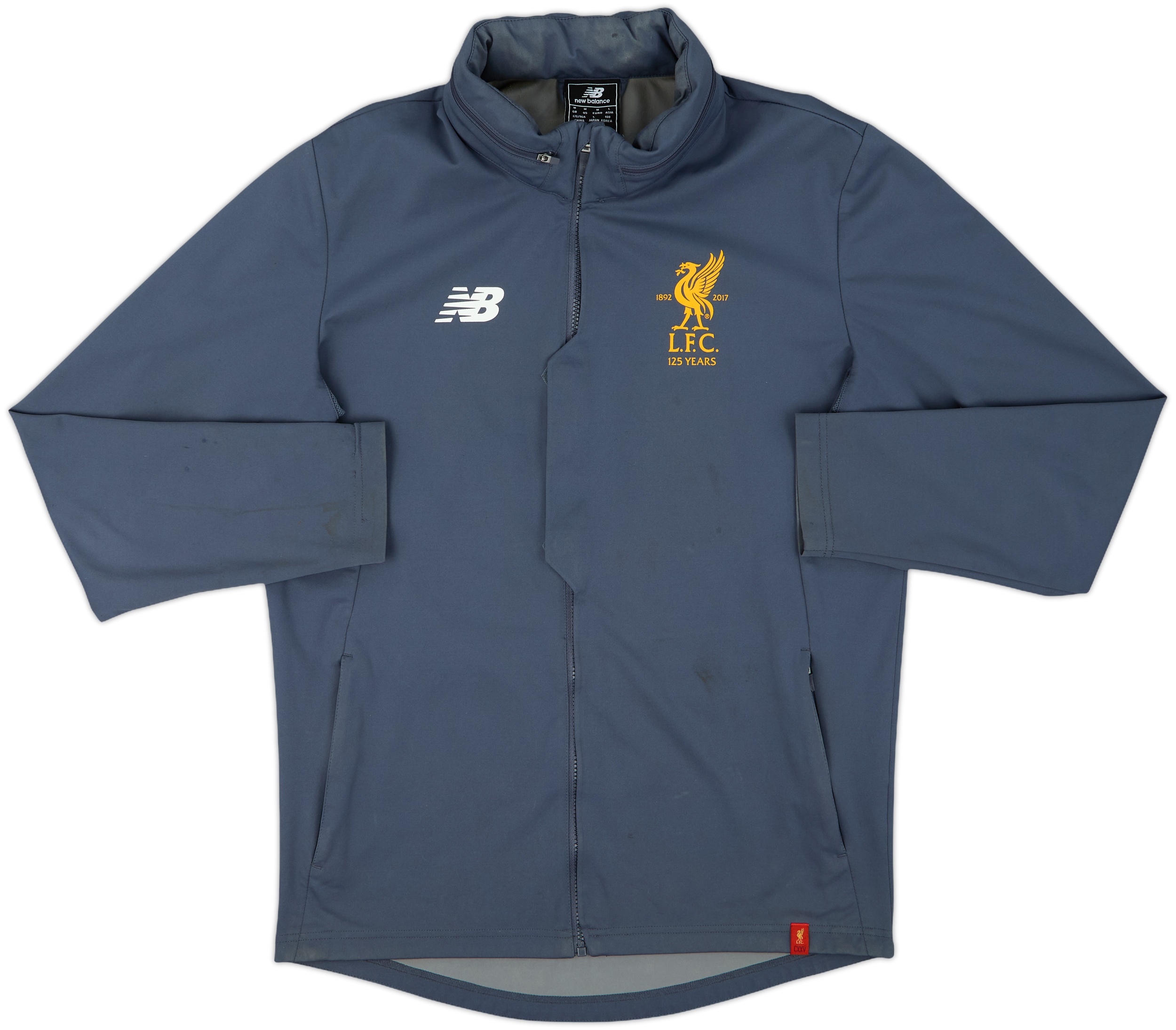 リバプールFC New Balance ジャケット Mサイズ　125周年 2017-18 Liverpool New Balance Hooded Rain Jacket - 9/10 - (M)