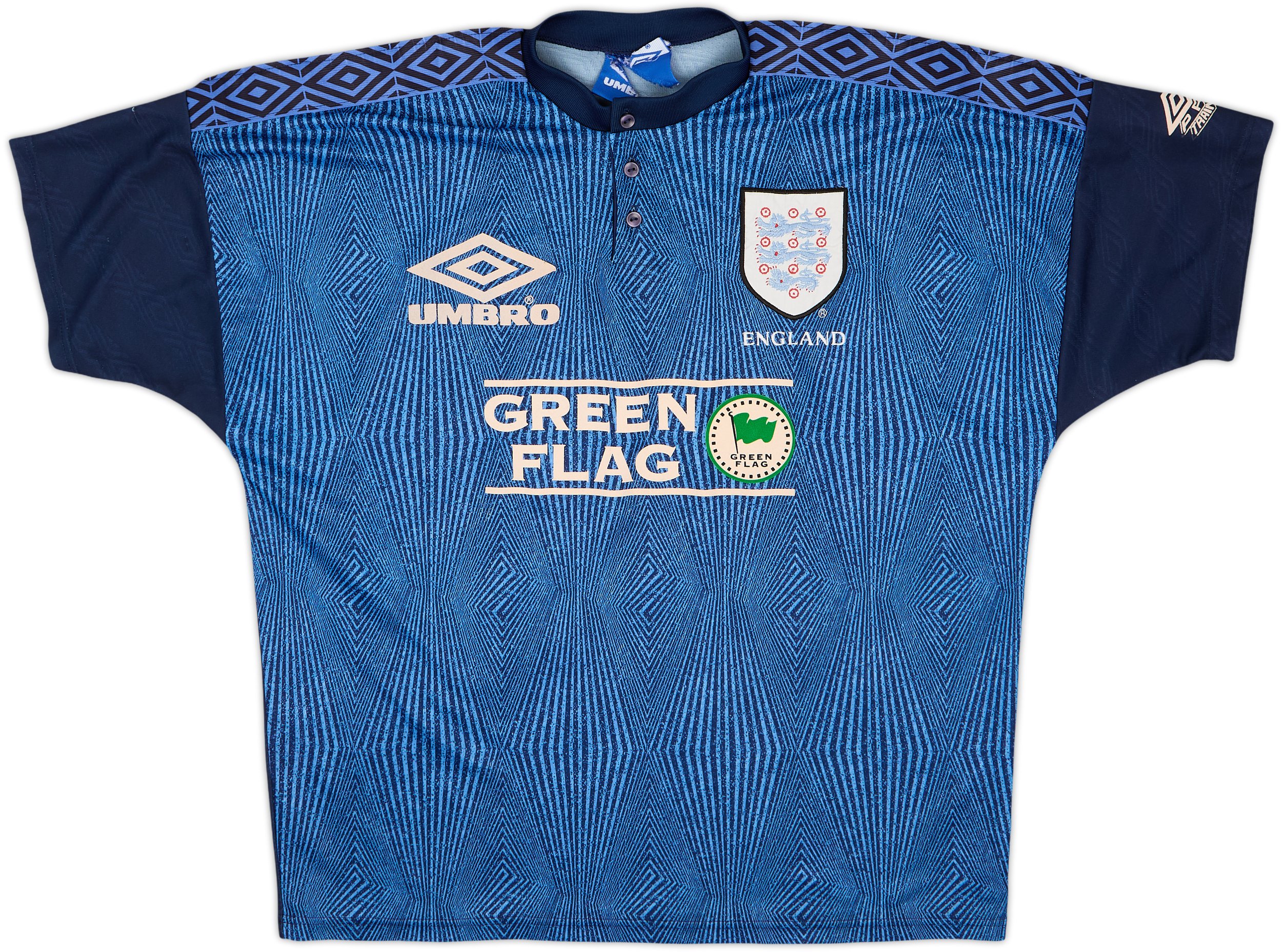 1996-98 England Umbro Training Shirt - 7/10 - (L)