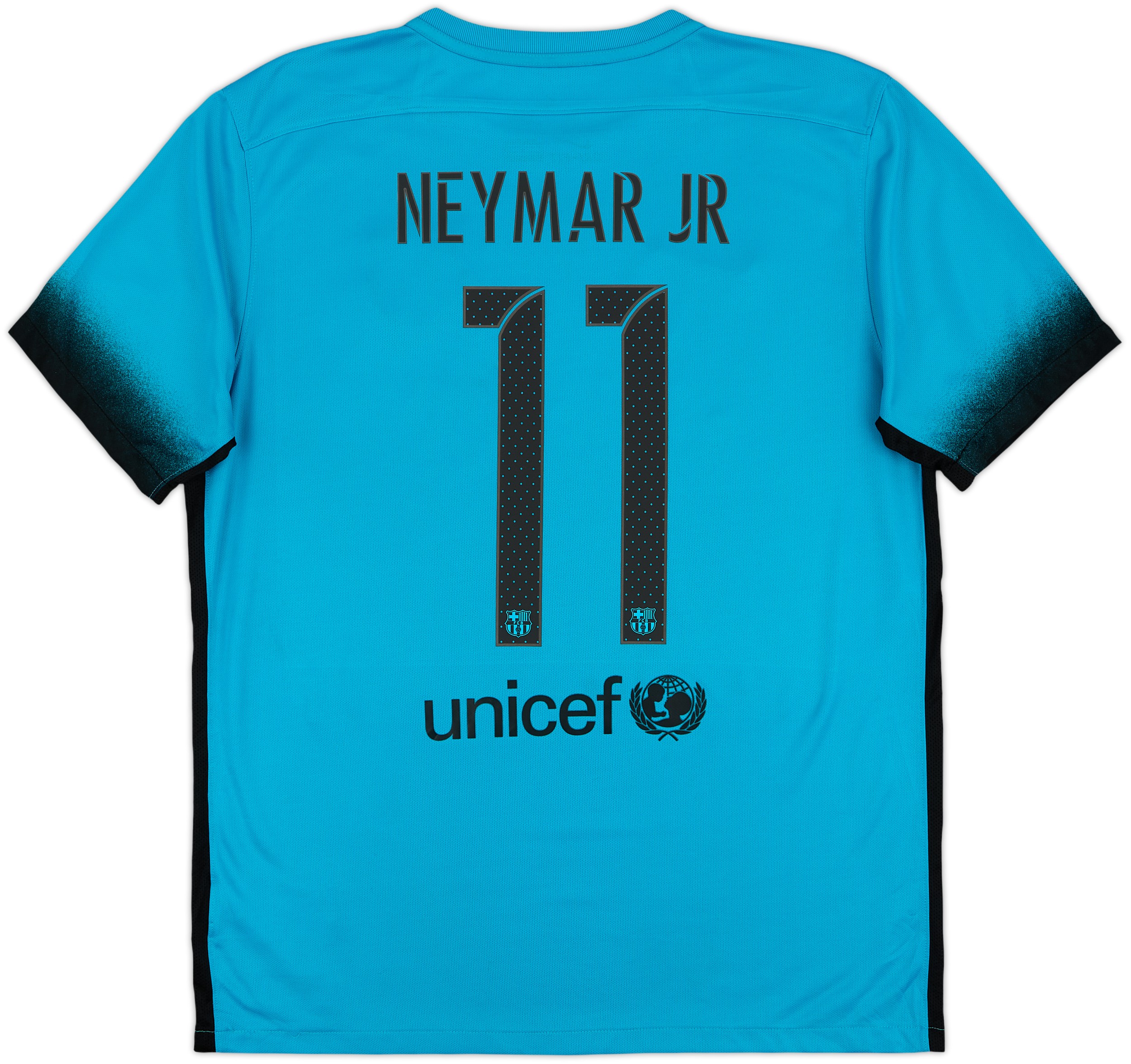 2015-16 Barcelona Third Shirt Neymar Jr #11 - 8/10 - (L)