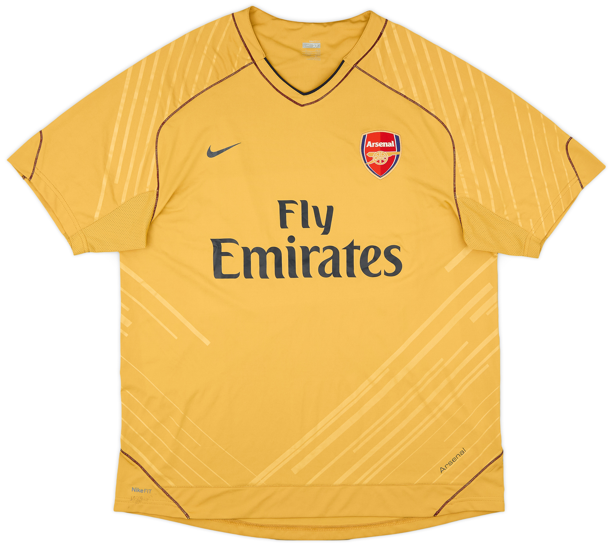Arsenal nike yellow jersey sale