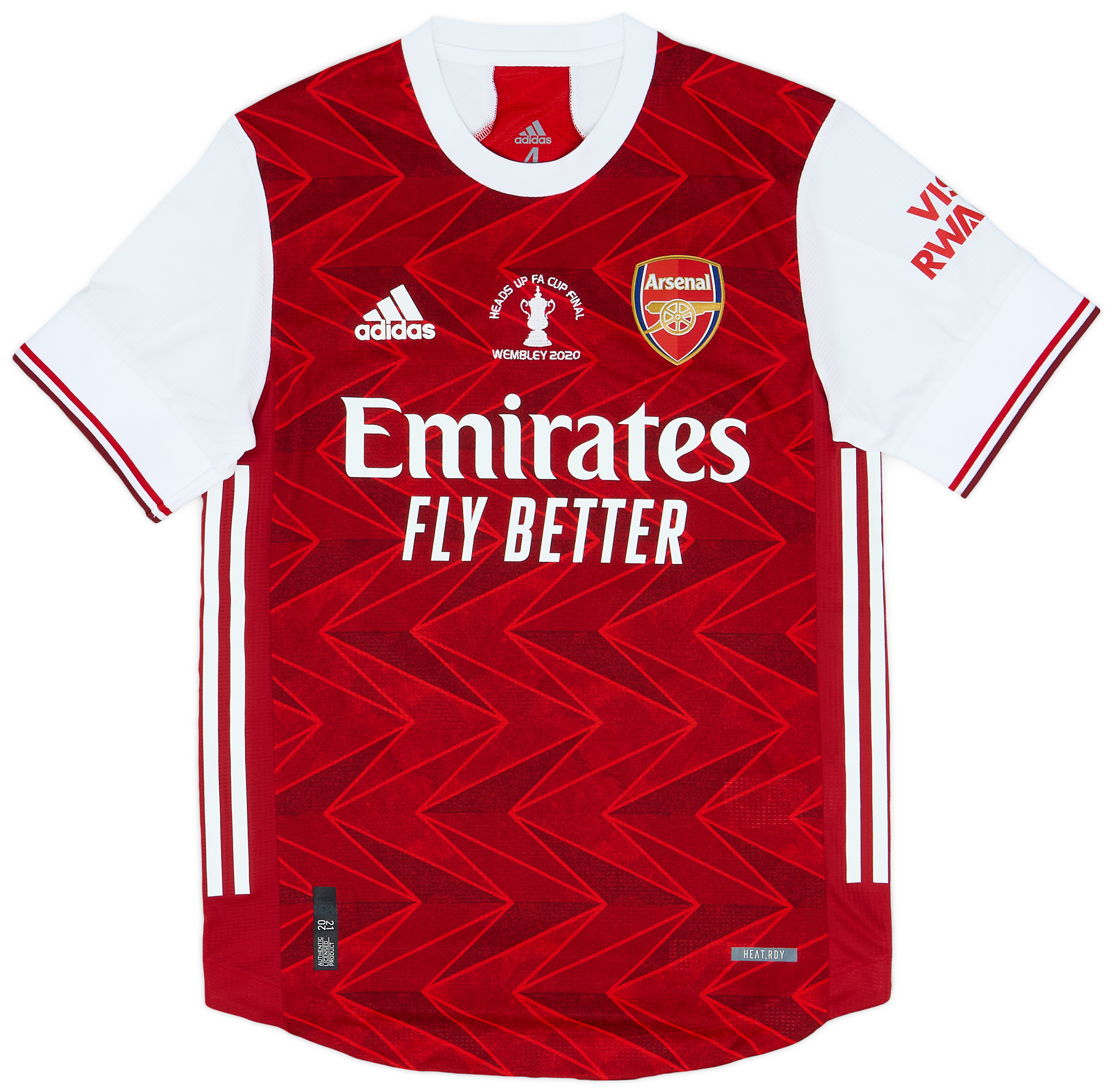 2020 Arsenal Match Issue FA Cup Final Home Shirt Maitland-Niles #15