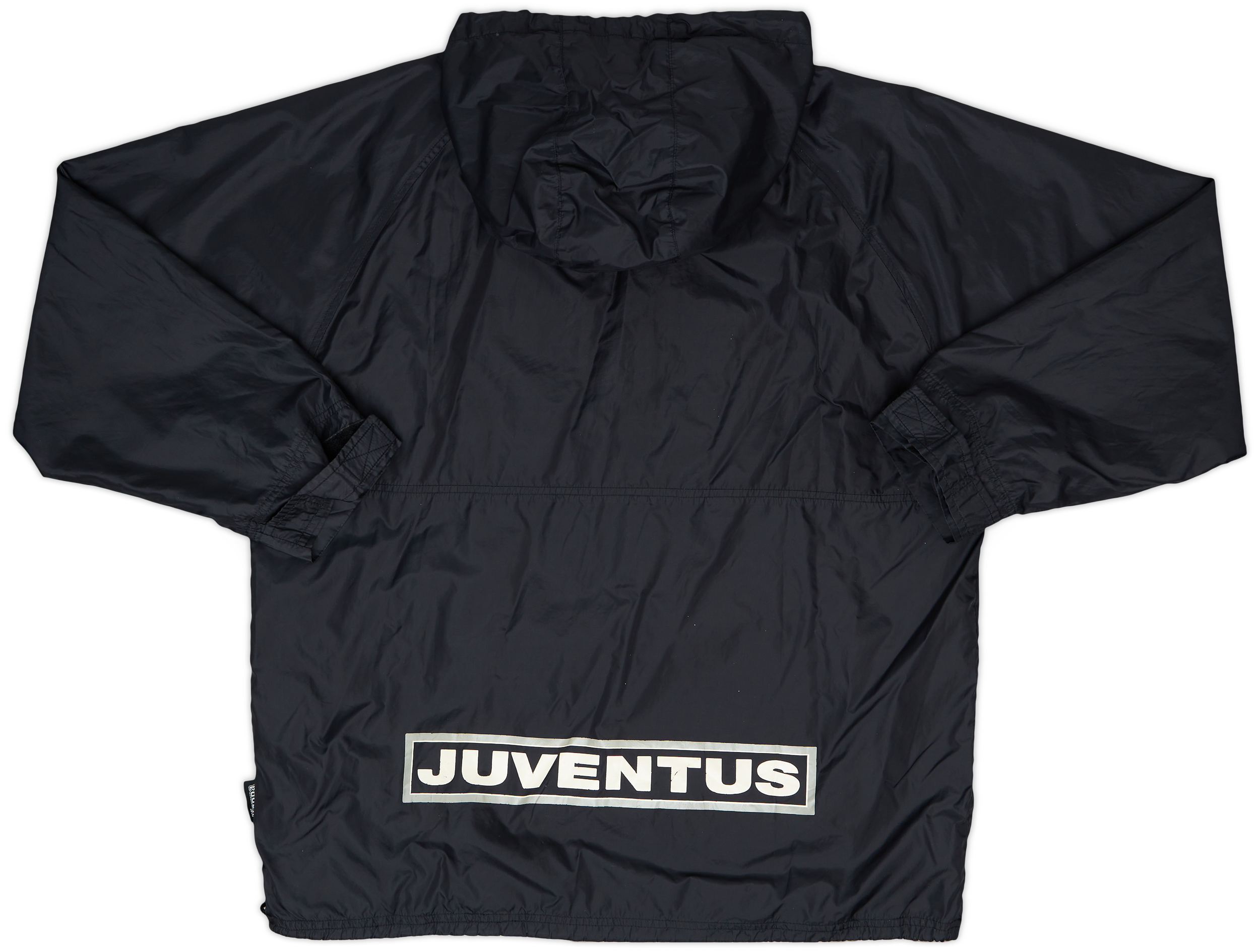 1995-96 Juventus Kappa Hooded 1/4 Zip Rain Jacket - 7/10 - (L) 1995-96 Juventus Kappa Hooded 1/4 Zip Rain Jacket - 7/10 - (L)