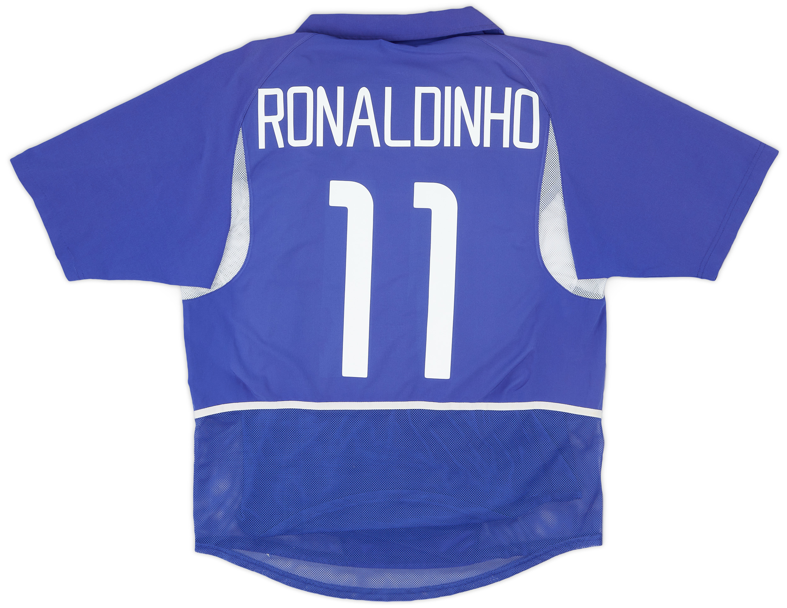 200204 Brazil Player Issue Away Shirt Ronaldinho 11 8/10 (M)