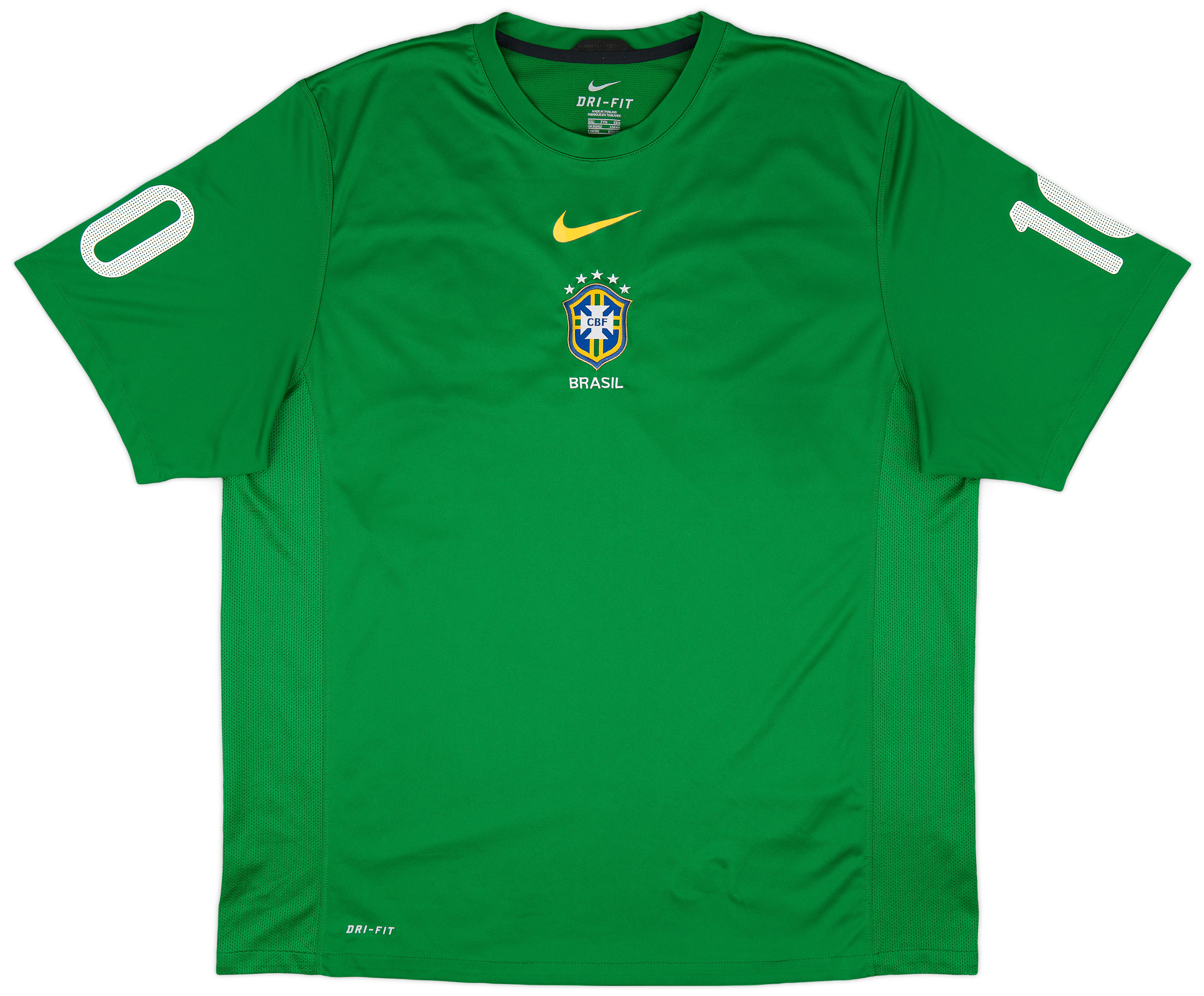 2010 Brazil Nike Training Shirt - 9/10 - (XXL)
