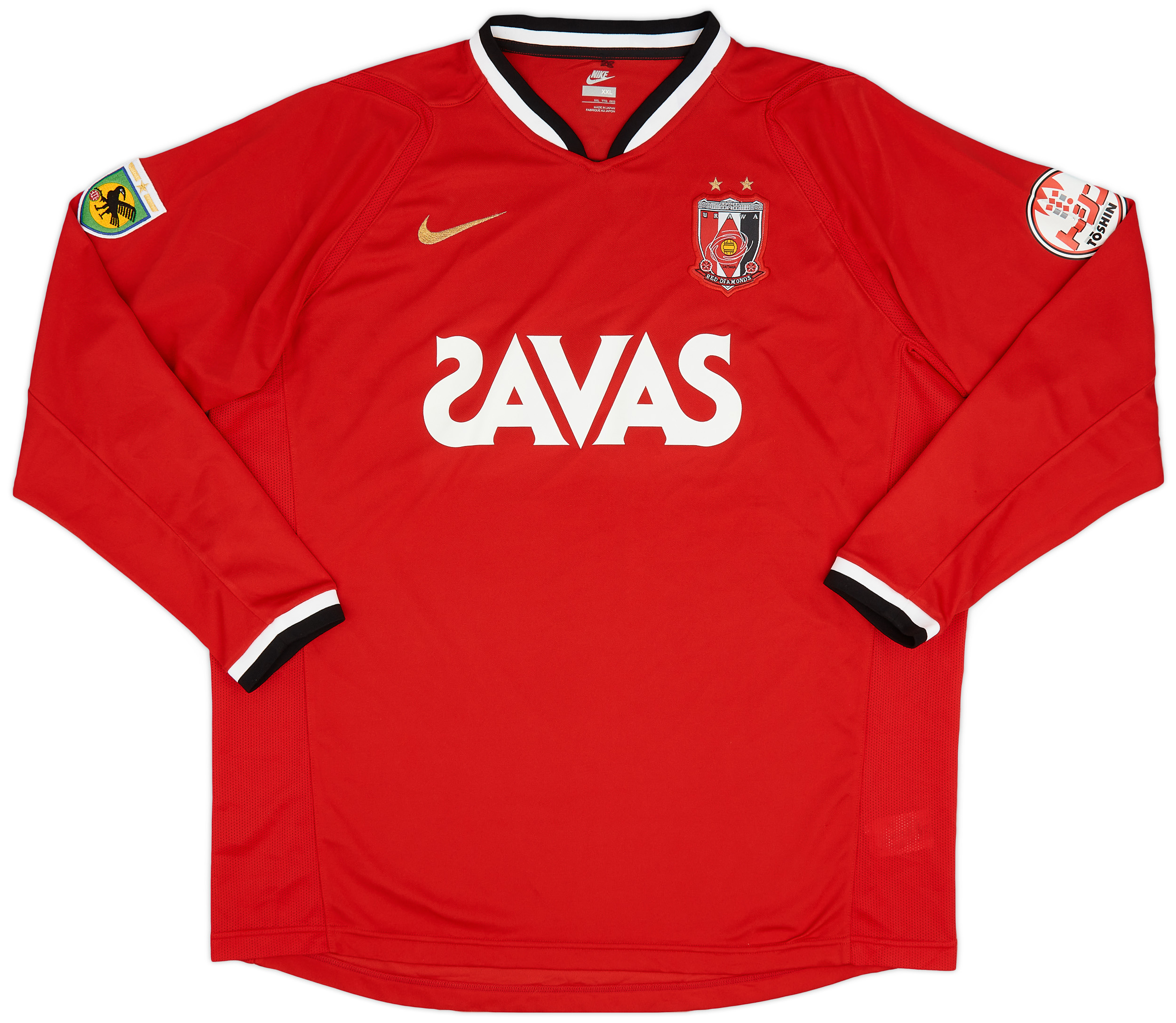 2007 Urawa Red Diamonds Home L/S Shirt - 8/10 - (XXL)